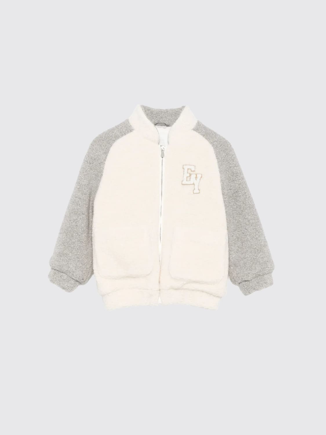 ELEVENTY JACKE: Mantel kinder Eleventy, Weiß - Img 1