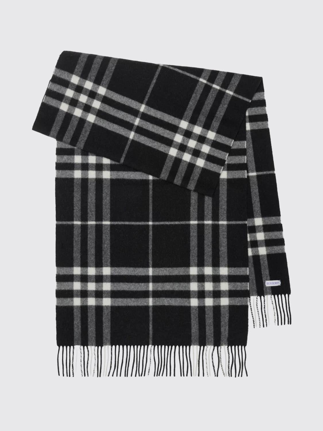 BURBERRY BUFANDA: Bufanda mujer Burberry, Negro - Img 1