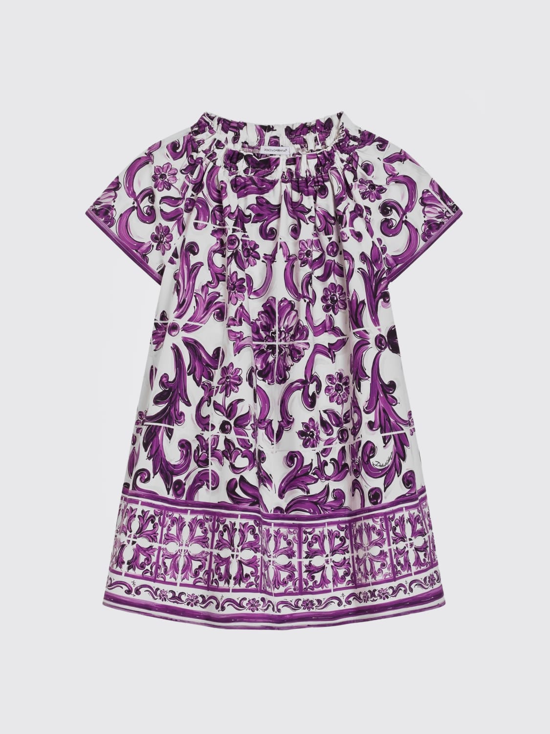 DOLCE & GABBANA VESTIDO: Mono niños Dolce & Gabbana, Violeta - Img 1