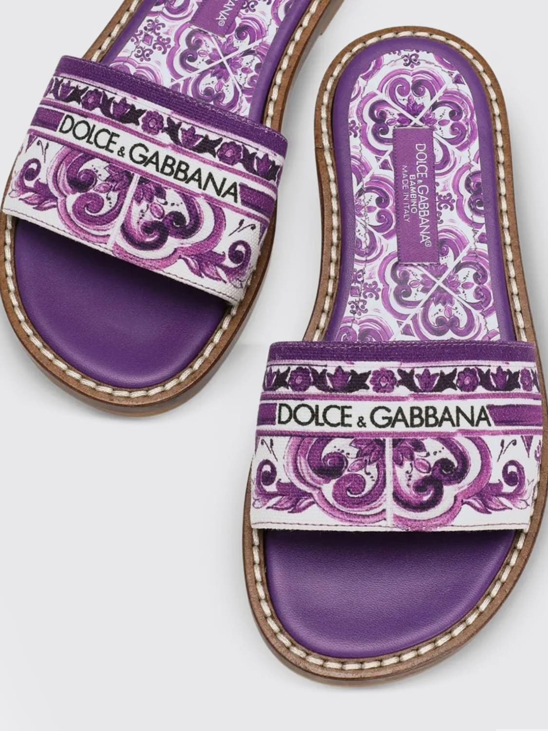 DOLCE & GABBANA SCHUHE: Schuhe kinder Dolce & Gabbana, Violett - Img 4