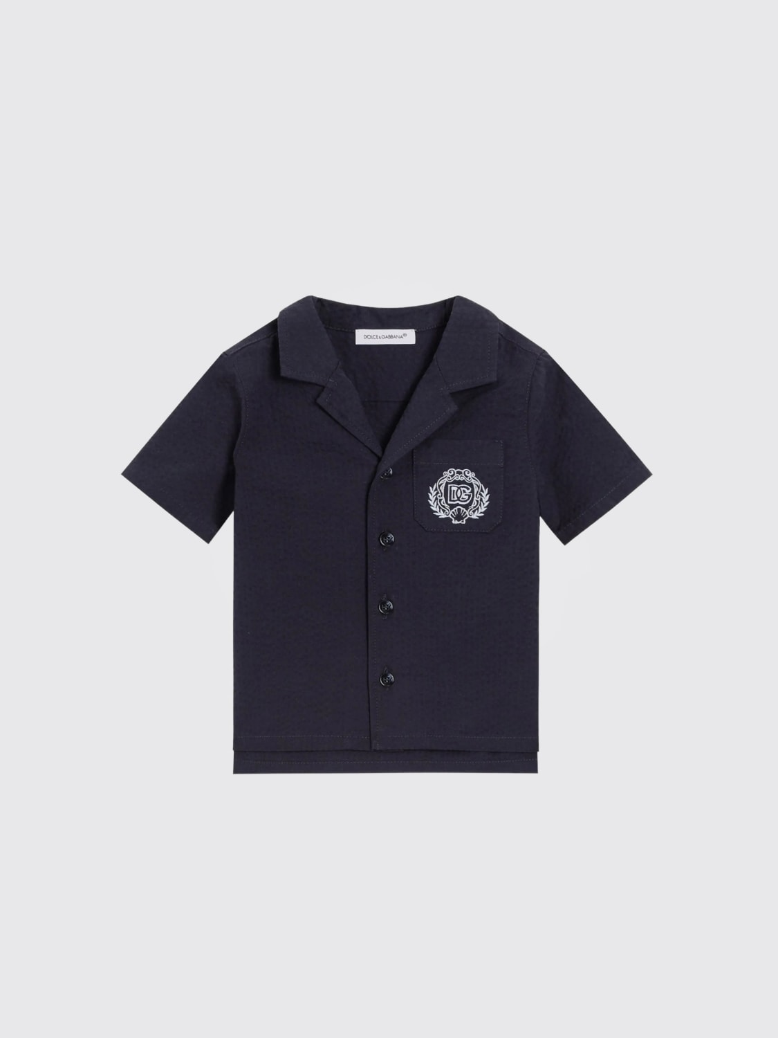 DOLCE & GABBANA SHIRT: Sweater kids Dolce & Gabbana, Blue - Img 1