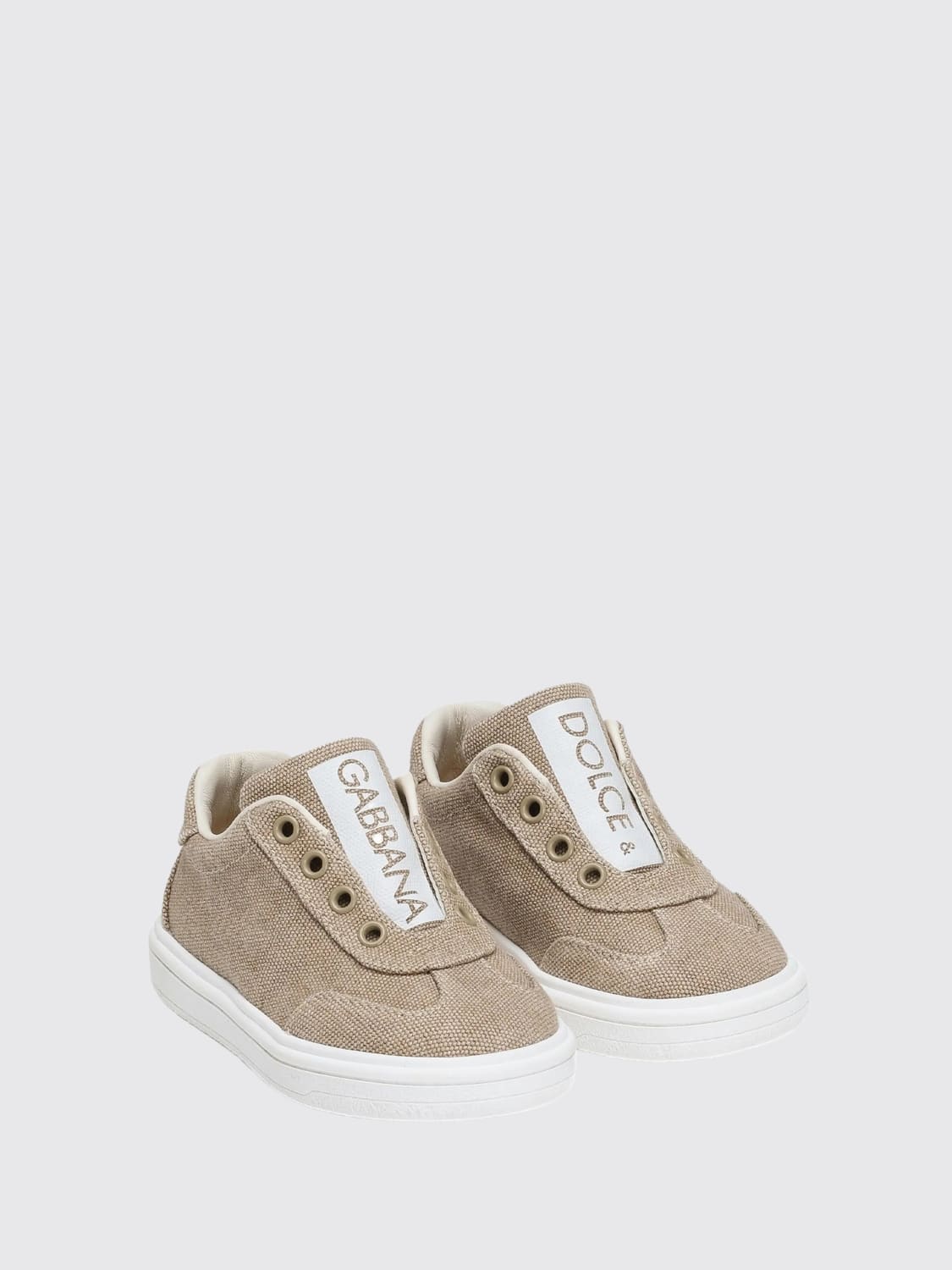 DOLCE & GABBANA ZAPATILLAS: Zapatos niños Dolce & Gabbana, Marrón - Img 2