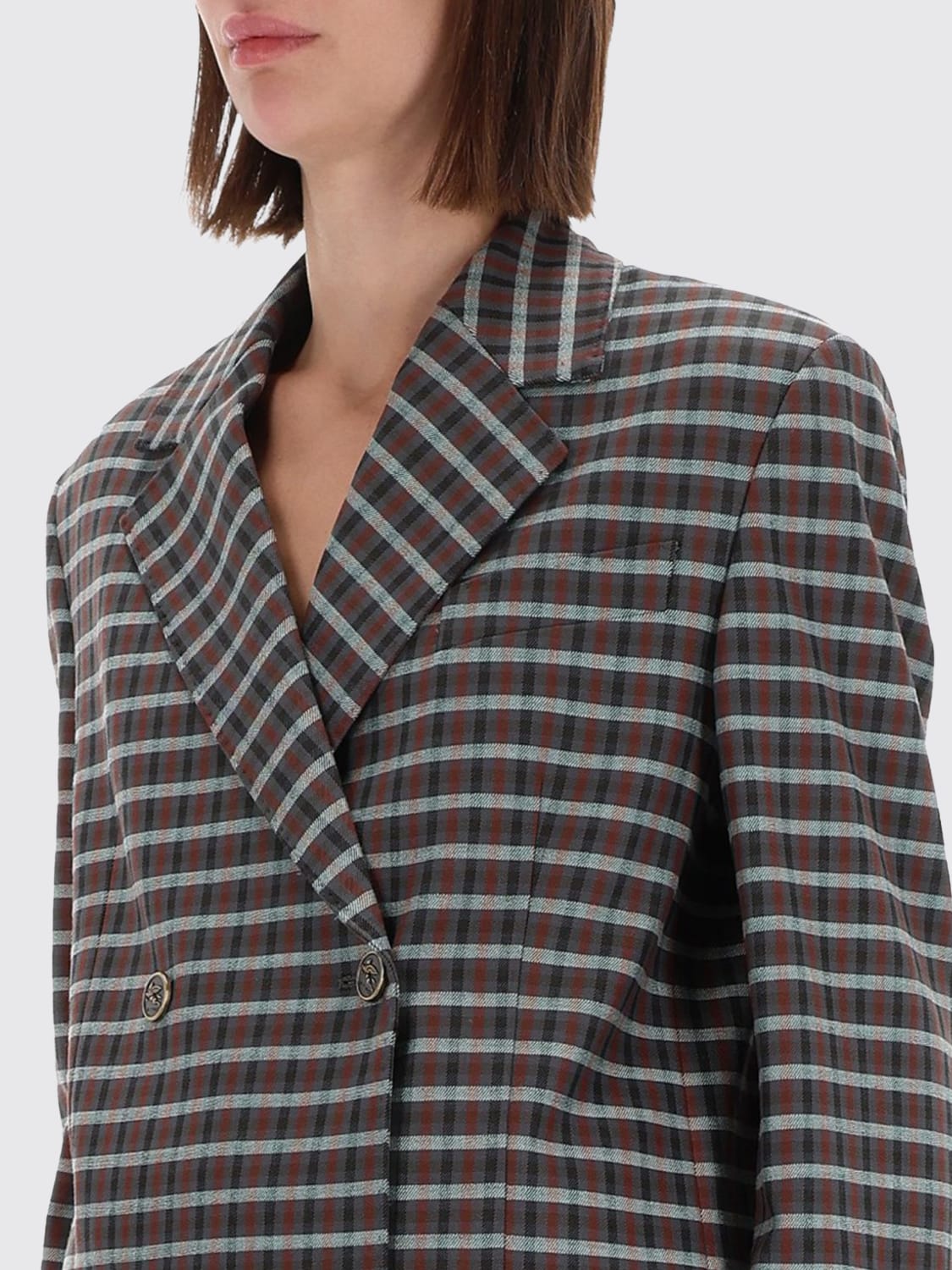 ETRO JACKET: Blazer woman Etro, Grey - Img 4