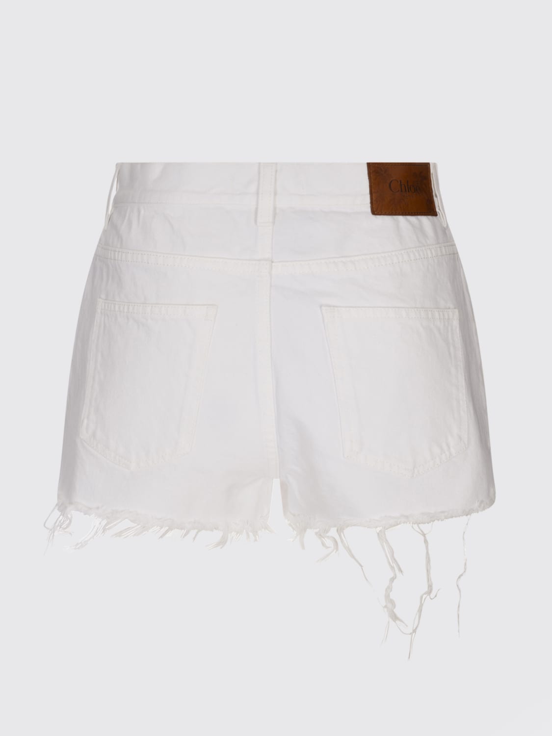 CHLOÉ PANTALONES CORTOS: Pantalones mujer ChloÉ, Blanco - Img 2