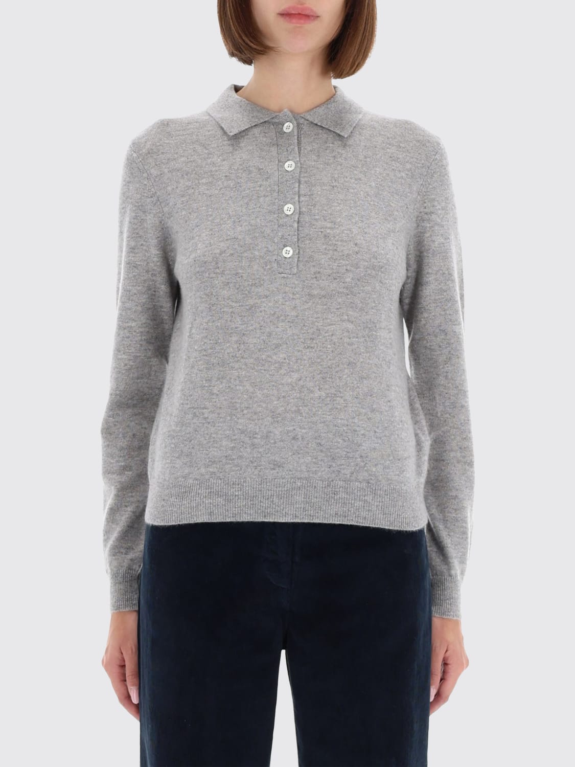 ASPESI POLO SHIRT: Sweater woman Aspesi, Grey - Img 1