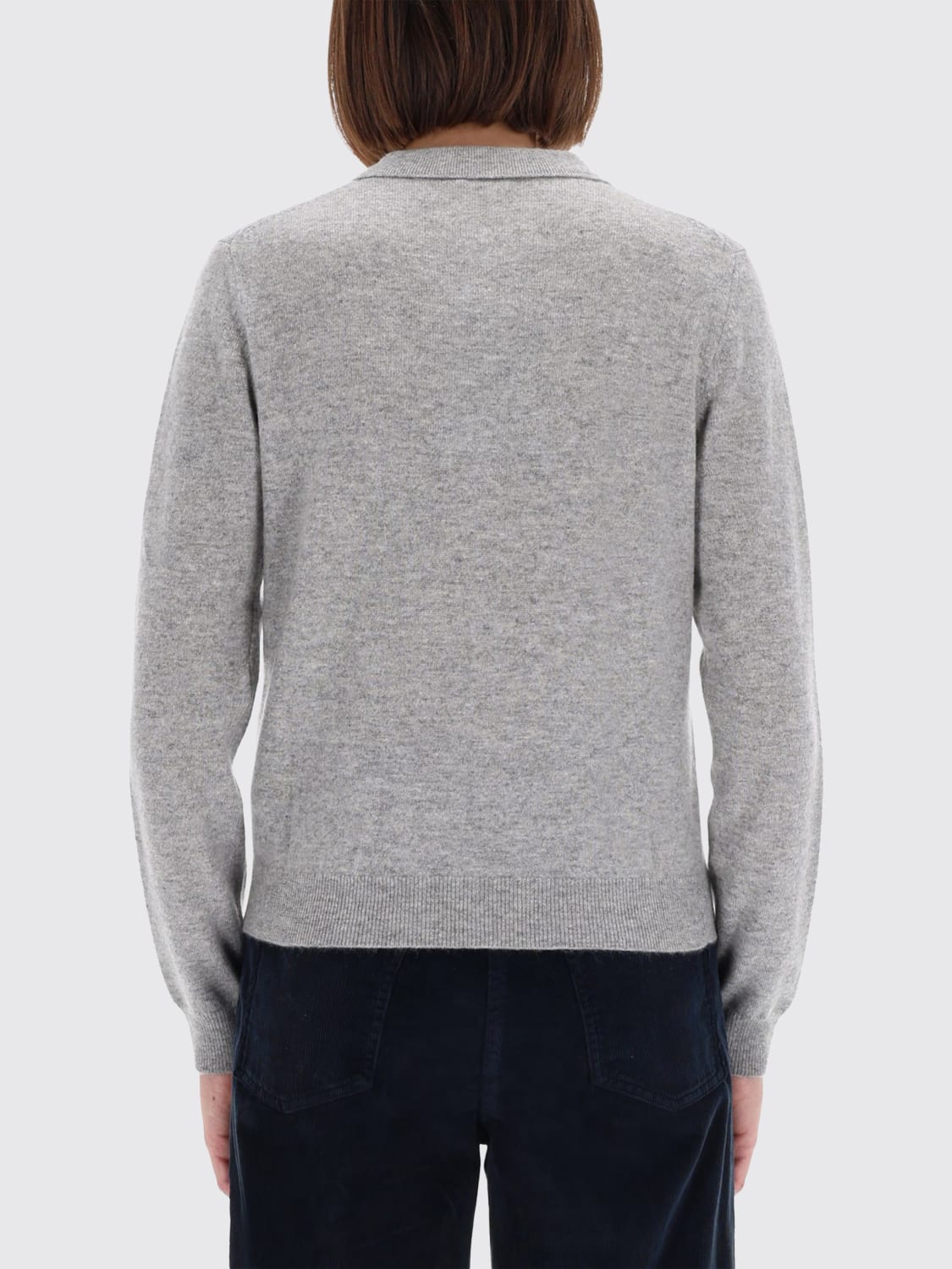 ASPESI POLO SHIRT: Sweater woman Aspesi, Grey - Img 3