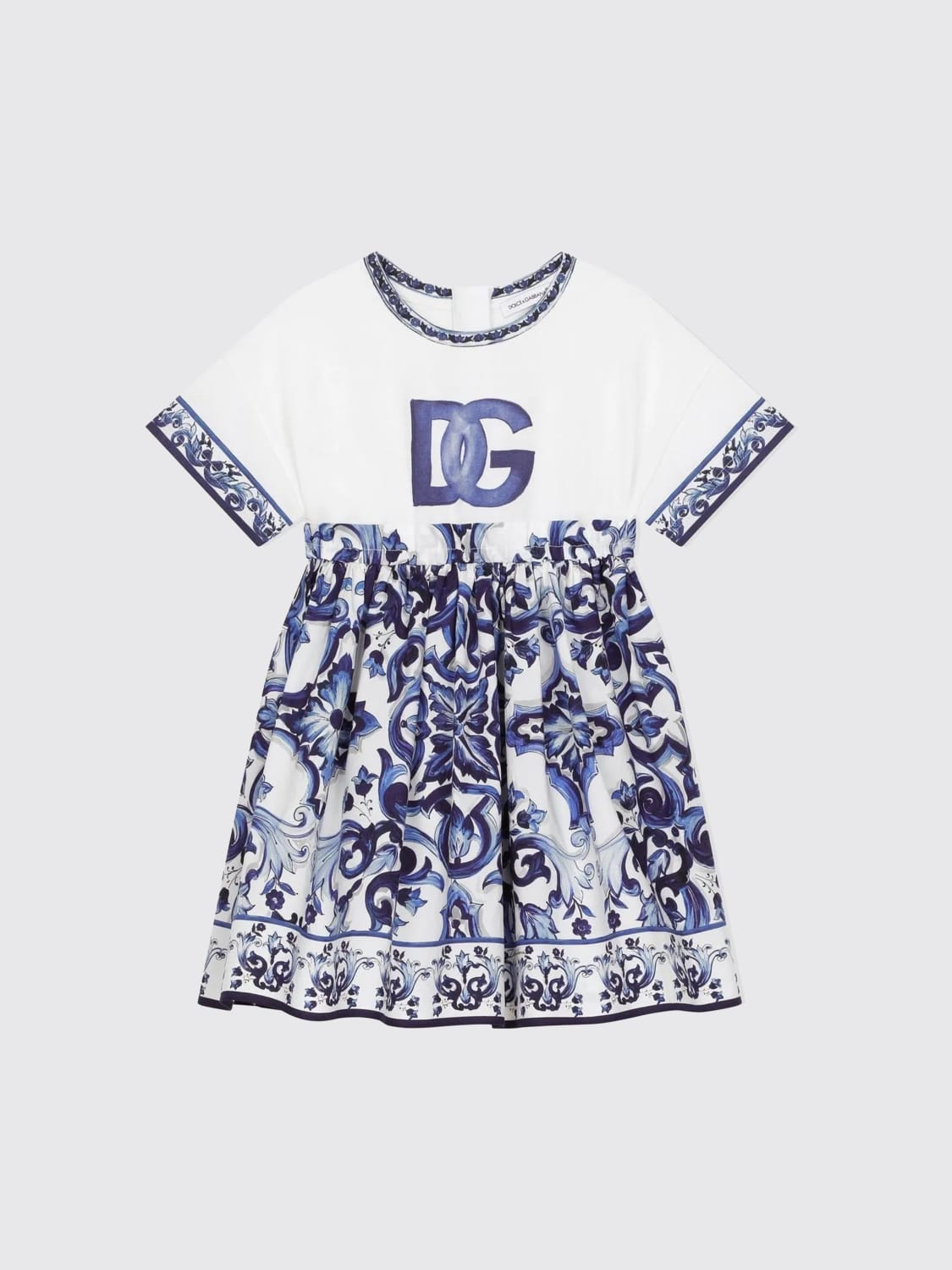 DOLCE & GABBANA KLEID: Jumpsuit kinder Dolce & Gabbana, Blau - Img 1