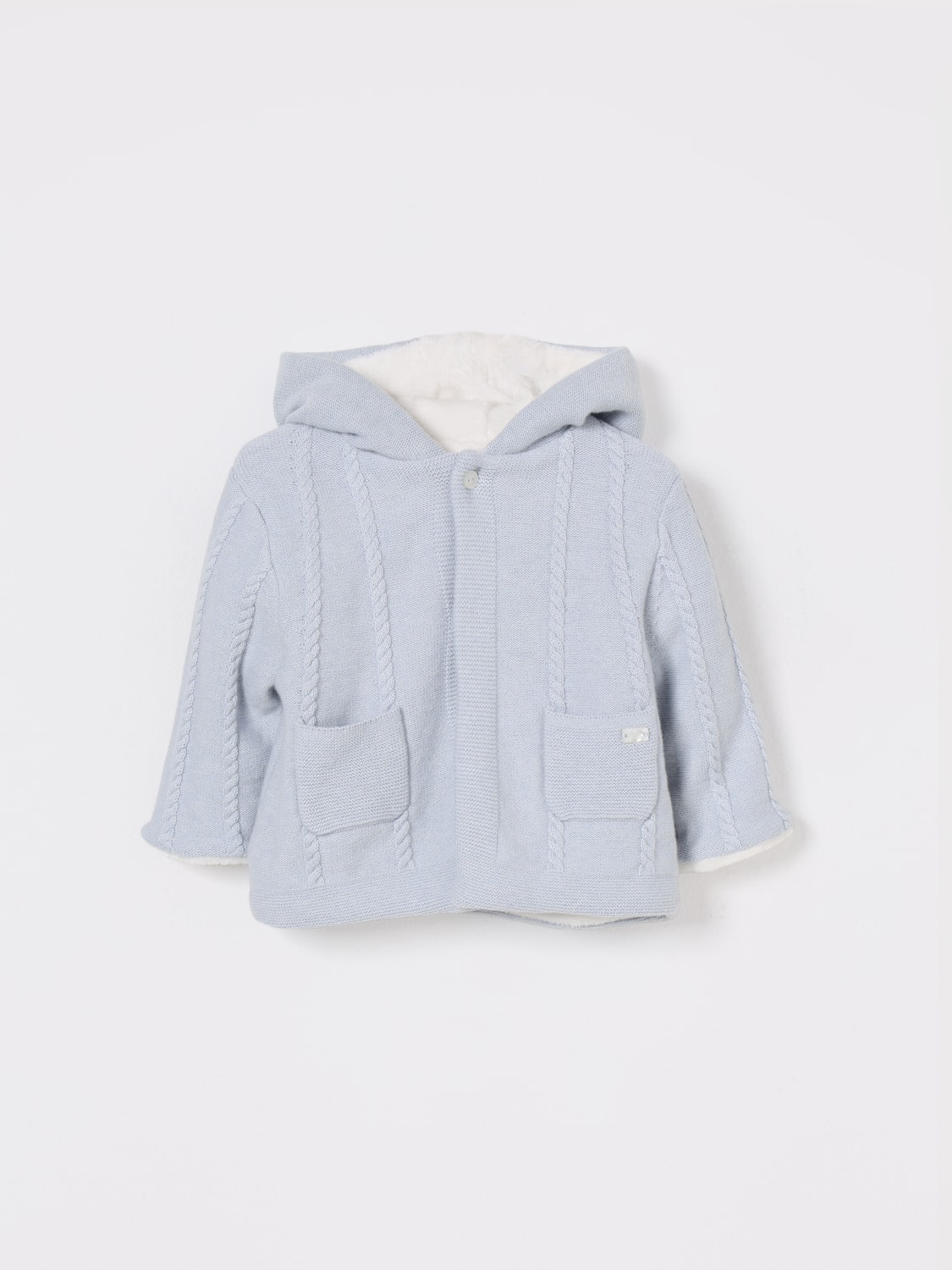 TARTINE ET CHOCOLAT 코트: 코트 남아 Tartine Et Chocolat, 노드 블루 - Img 1