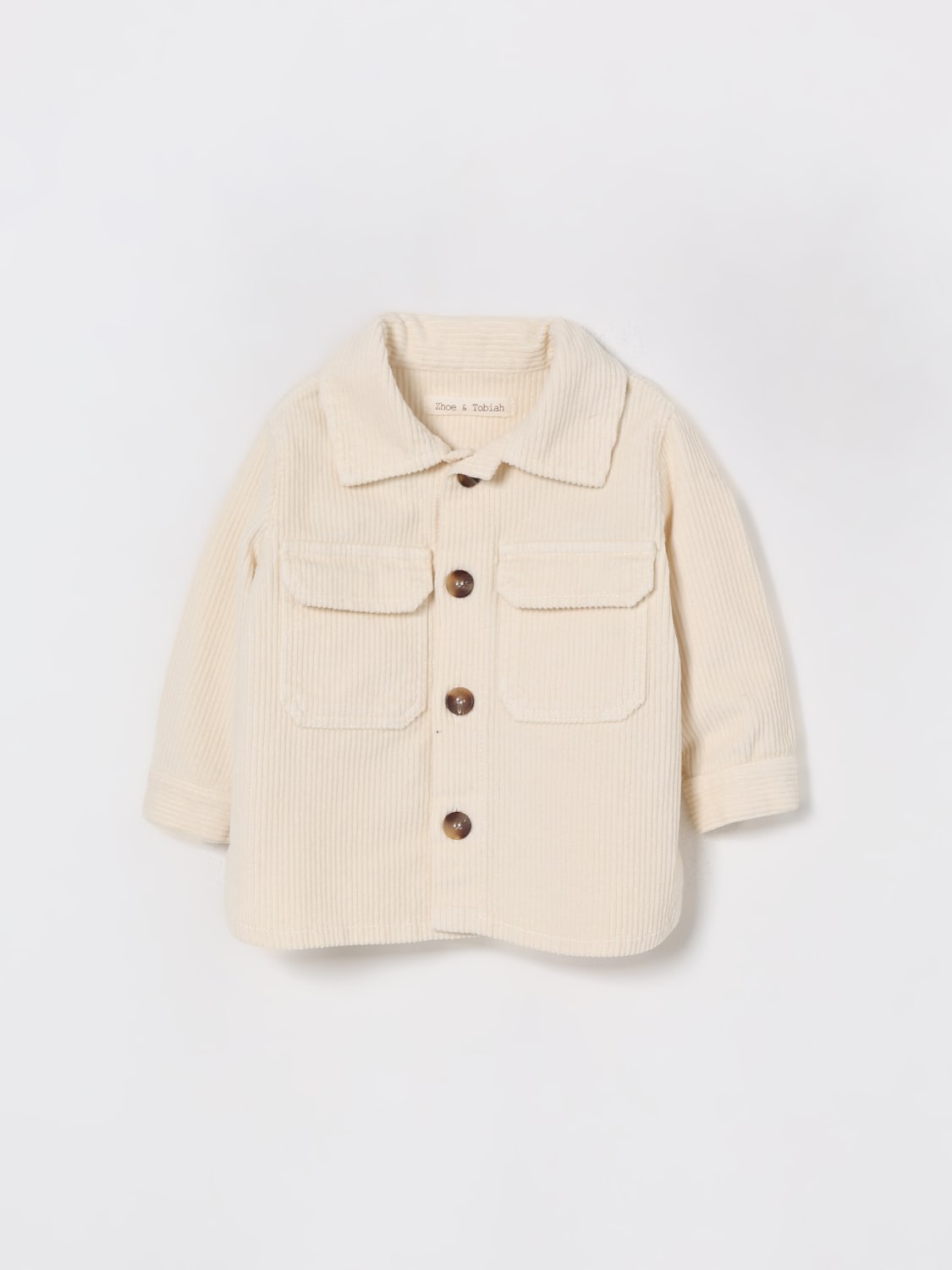 ZHOE & TOBIAH CHAQUETA: Camisa niños Zhoe & Tobiah, Beige - Img 1