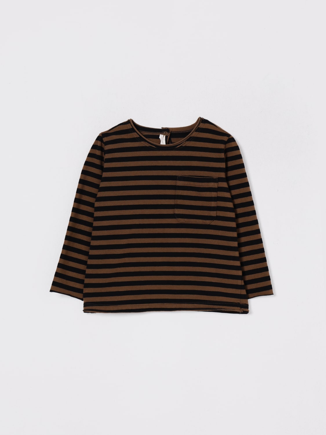 ZHOE & TOBIAH T-SHIRT: T-shirt kids Zhoe & Tobiah, Biscuit - Img 1