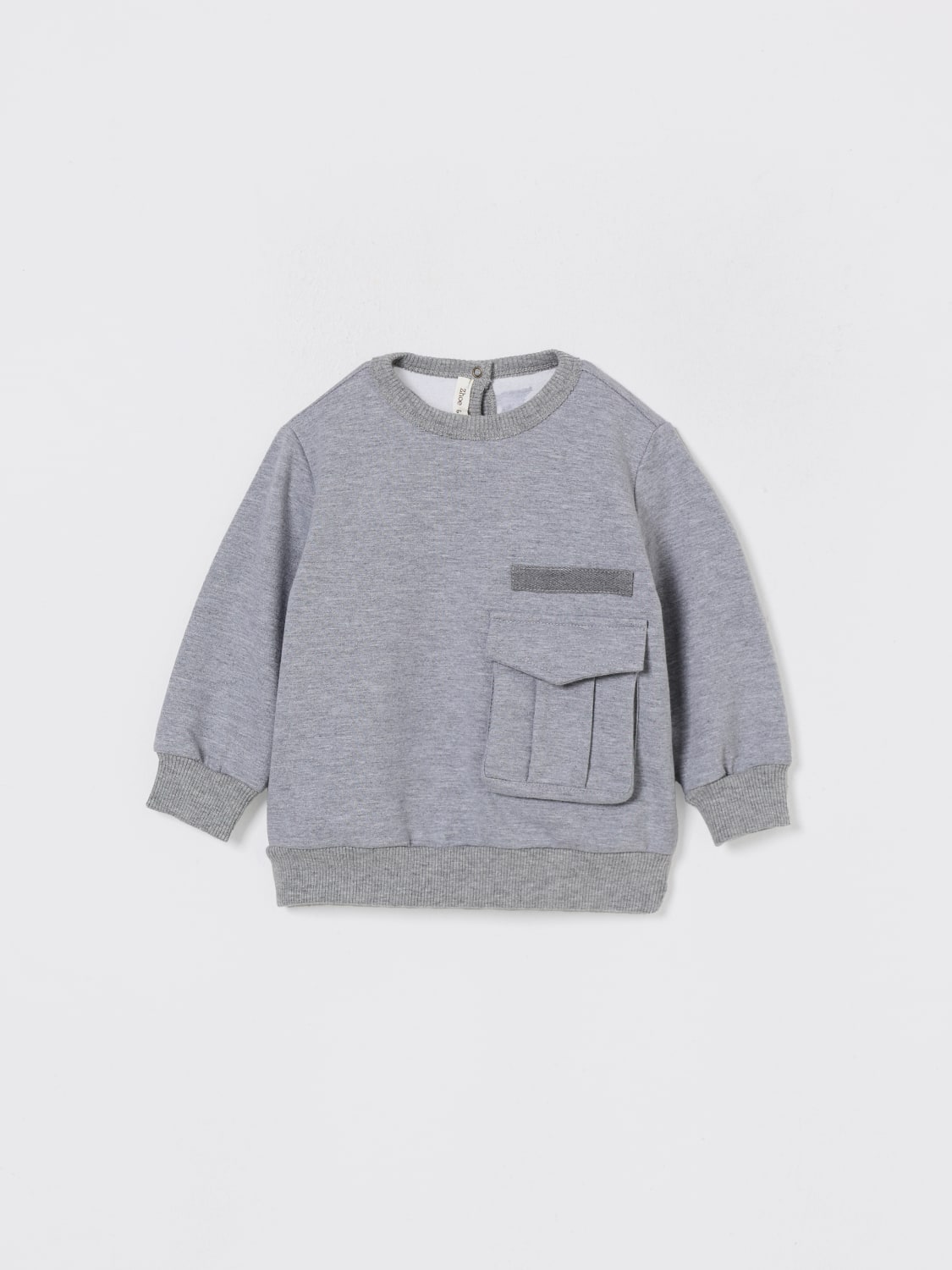 ZHOE & TOBIAH SWEATER: Sweater kids Zhoe & Tobiah, Grey - Img 1