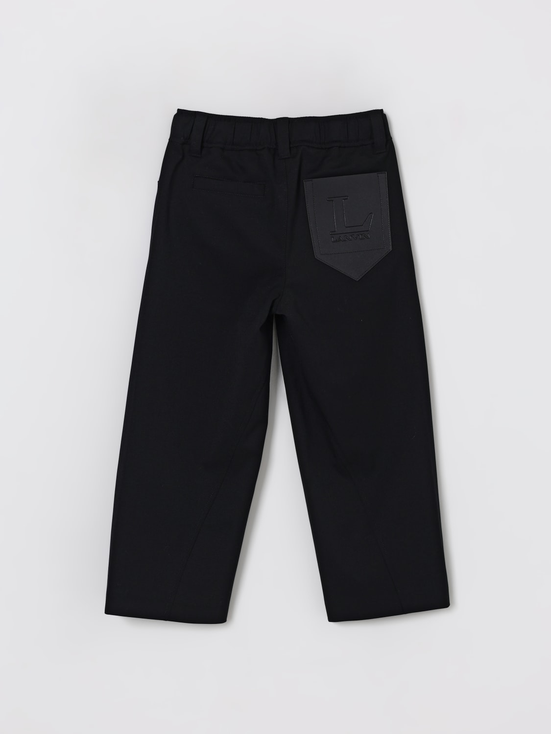 LANVIN PANTS: Pants kids Lanvin, Black - Img 2