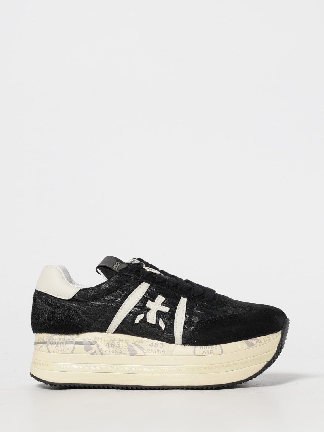 PREMIATA SNEAKERS: Shoes woman Premiata, Black - Img 1