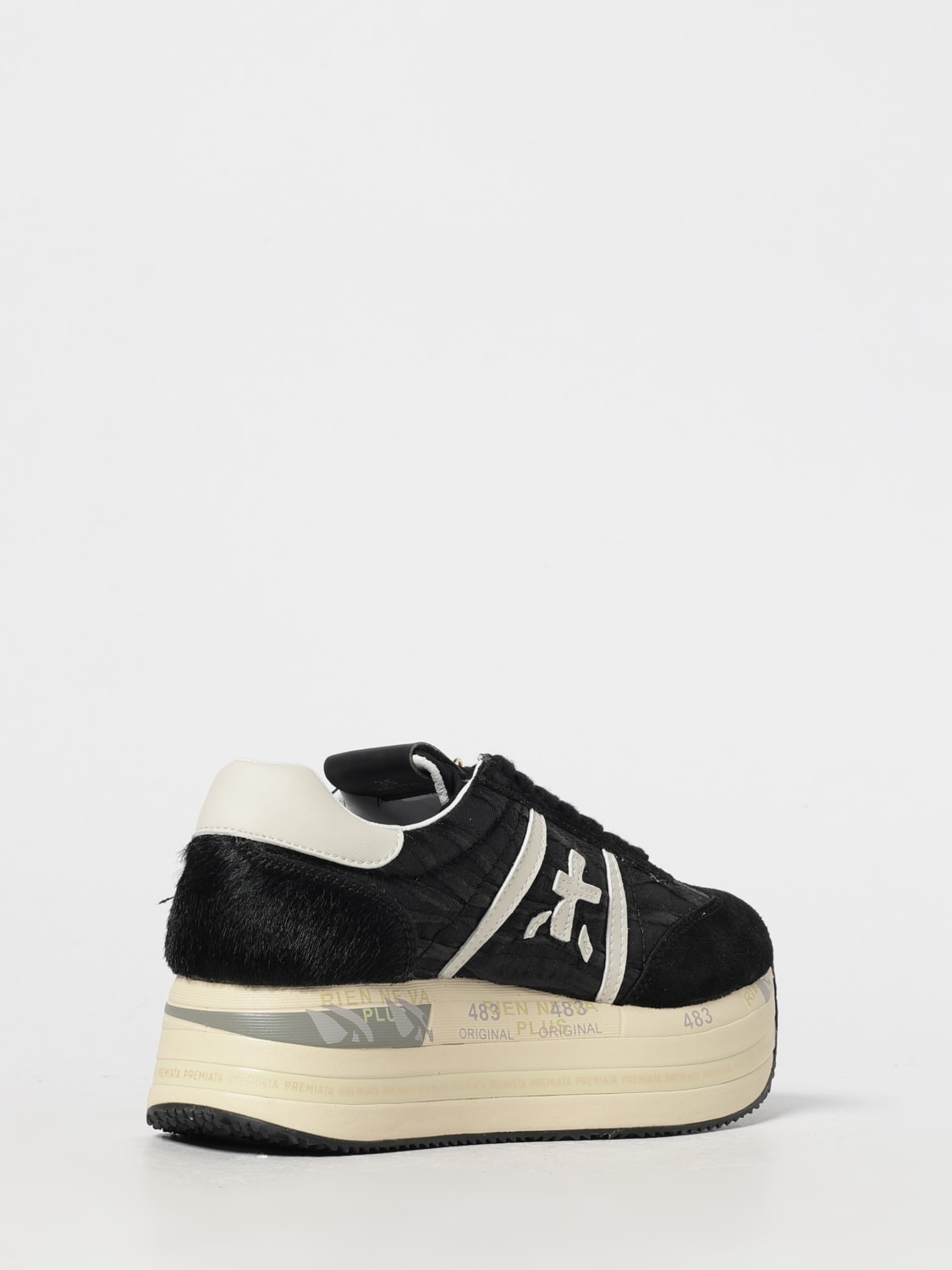 PREMIATA SNEAKERS: Shoes woman Premiata, Black - Img 3