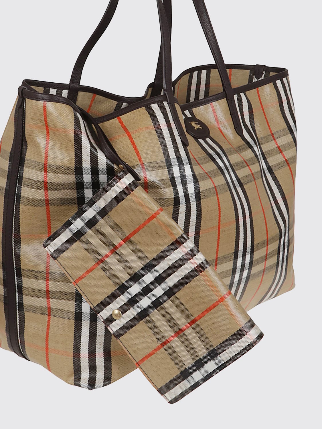 BURBERRY SAC PORTÉ ÉPAULE: Sac porté épaule femme Burberry, Sable - Img 3