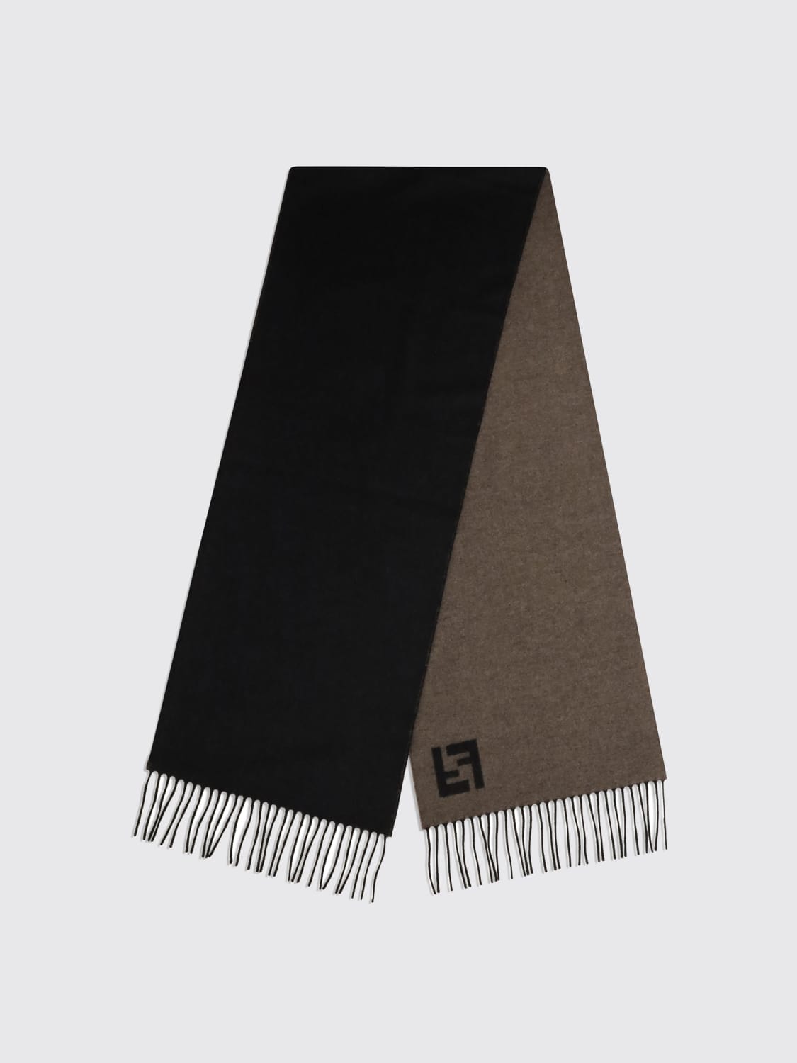 FENDI SCARF: Scarf men Fendi, Black - Img 2