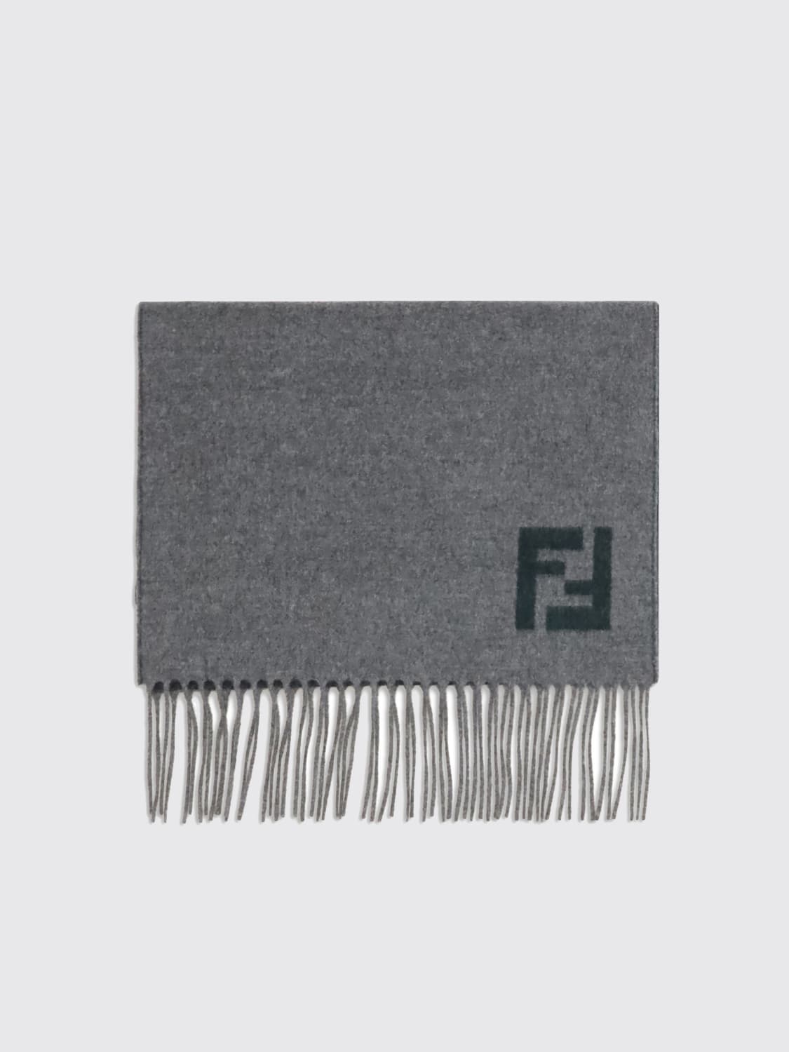 FENDI ÉCHARPE: Écharpe homme Fendi, Gris - Img 1