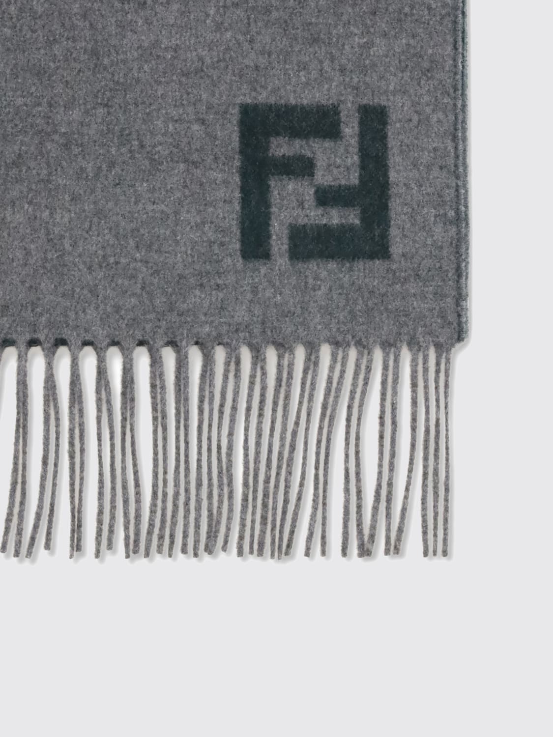 FENDI ÉCHARPE: Écharpe homme Fendi, Gris - Img 3