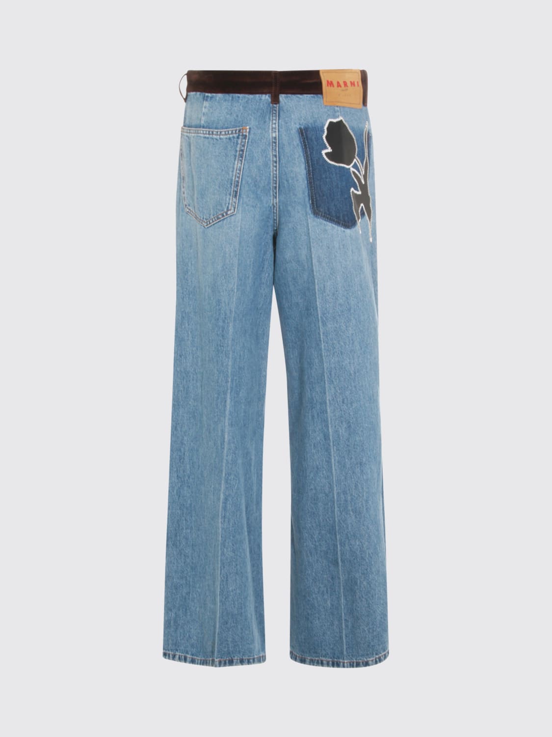 MARNI VAQUEROS: Vaqueros mujer Marni, Azul Oscuro - Img 2