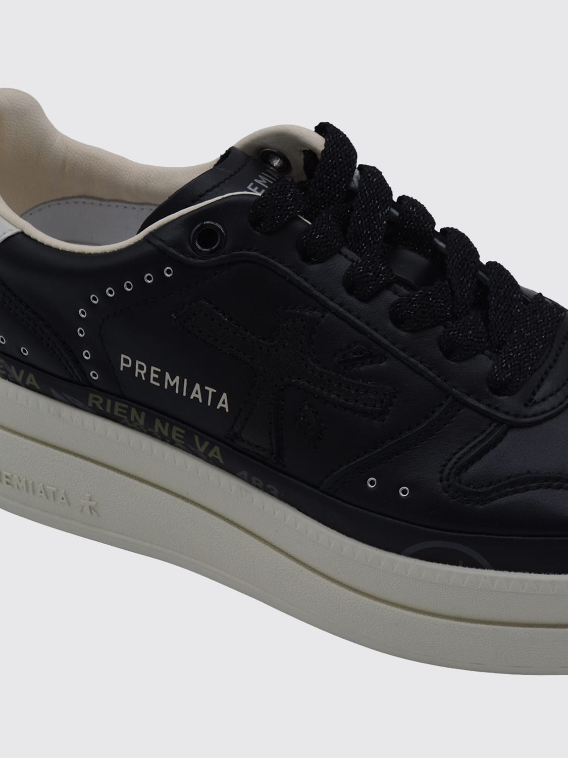 PREMIATA SNEAKERS: Sneakers woman Premiata, Black - Img 4