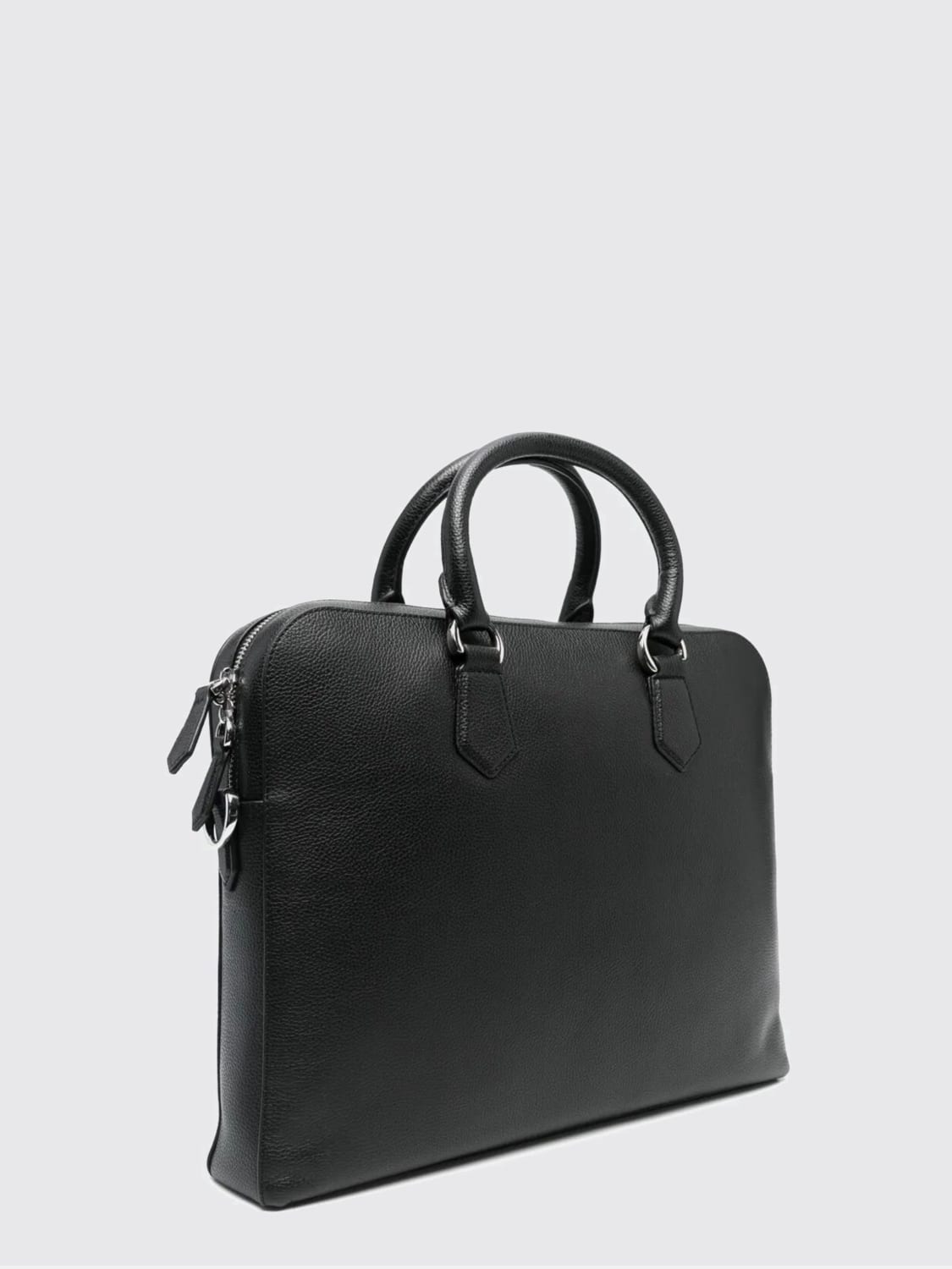 POLO RALPH LAUREN BORSA: Borsa in pelle Polo Ralph Lauren, Nero - Img 2