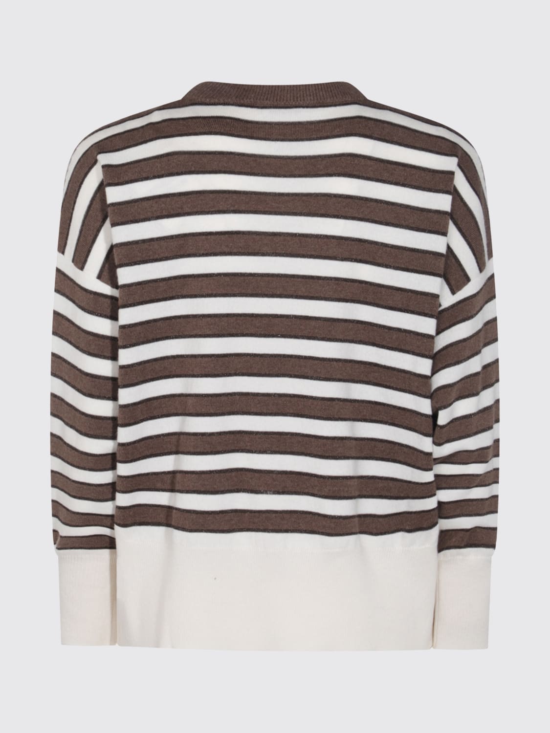 BRUNELLO CUCINELLI SWEATER: Sweater woman Brunello Cucinelli, Brown - Img 2