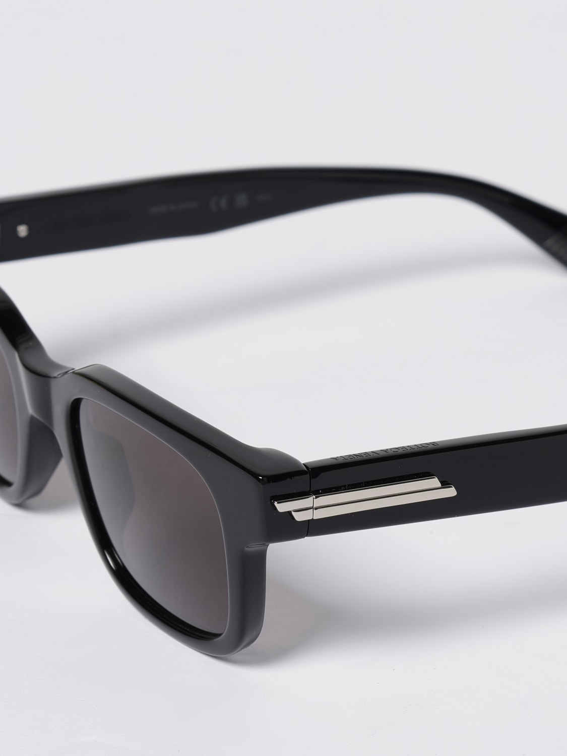 BOTTEGA VENETA OCCHIALI DA SOLE: Occhiali da sole BV1411S Bottega Veneta in acetato , Nero - Img 4