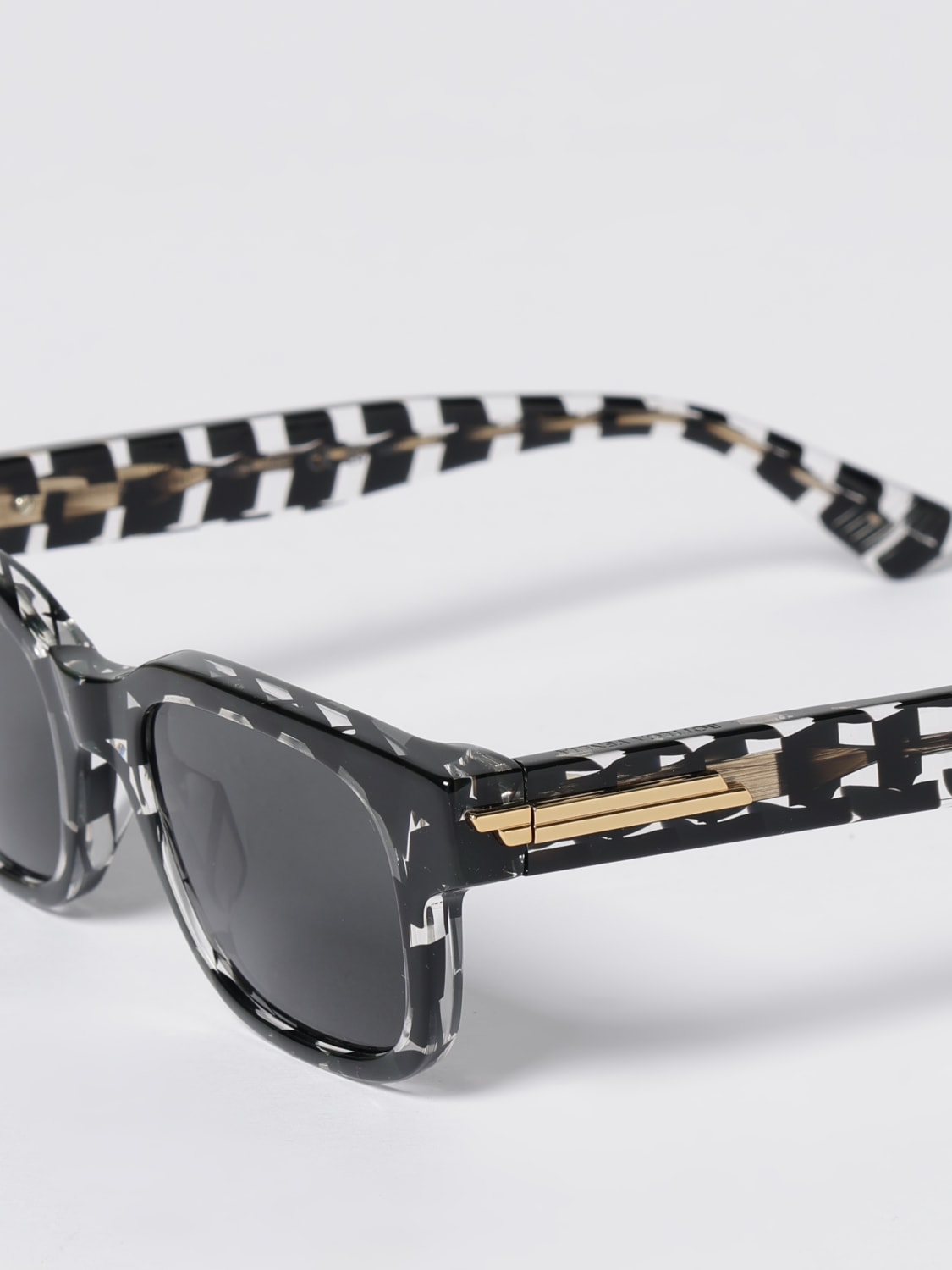 BOTTEGA VENETA SUNGLASSES: Sunglasses men Bottega Veneta, Black 1 - Img 4