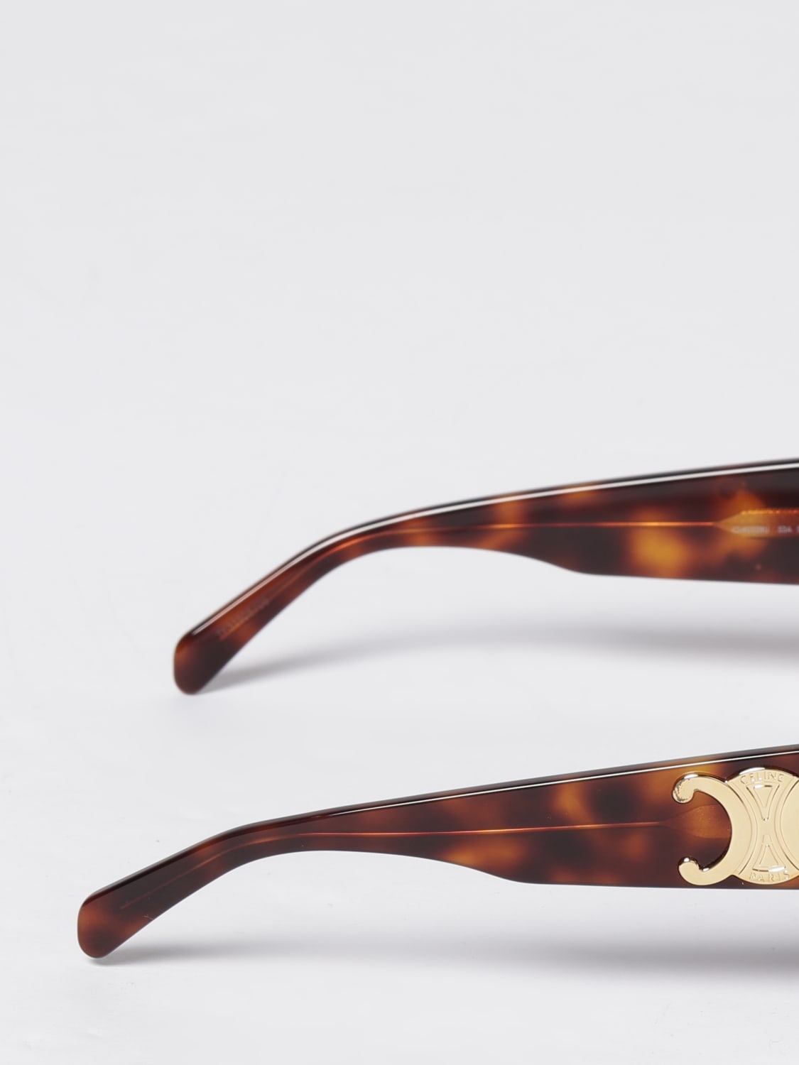 CELINE OCCHIALI DA SOLE: Occhiali da sole Maxi Triomphe Celine in acetato , Fantasia - Img 3