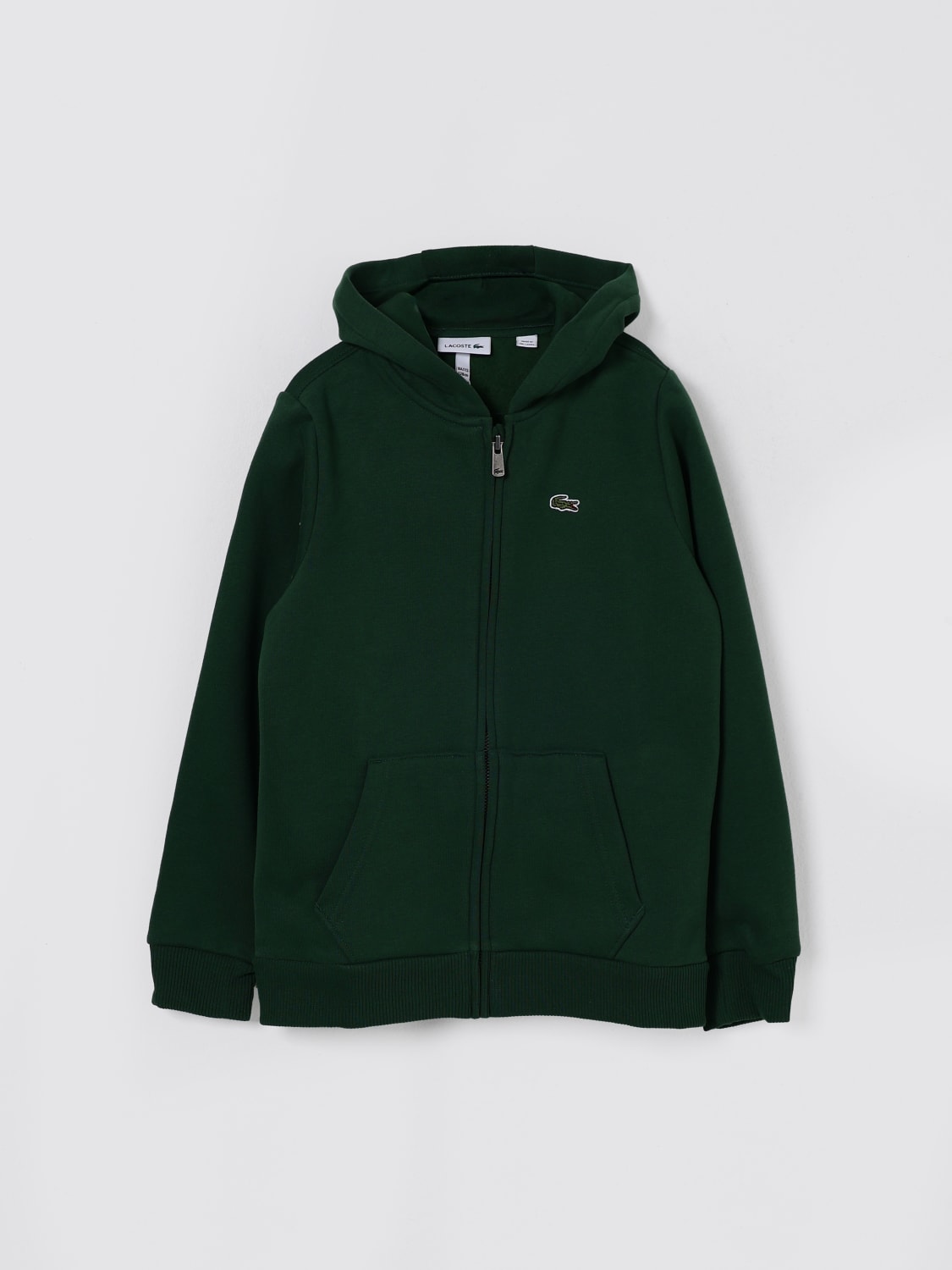 LACOSTE SWEATER: Sweater kids Lacoste, Green - Img 1