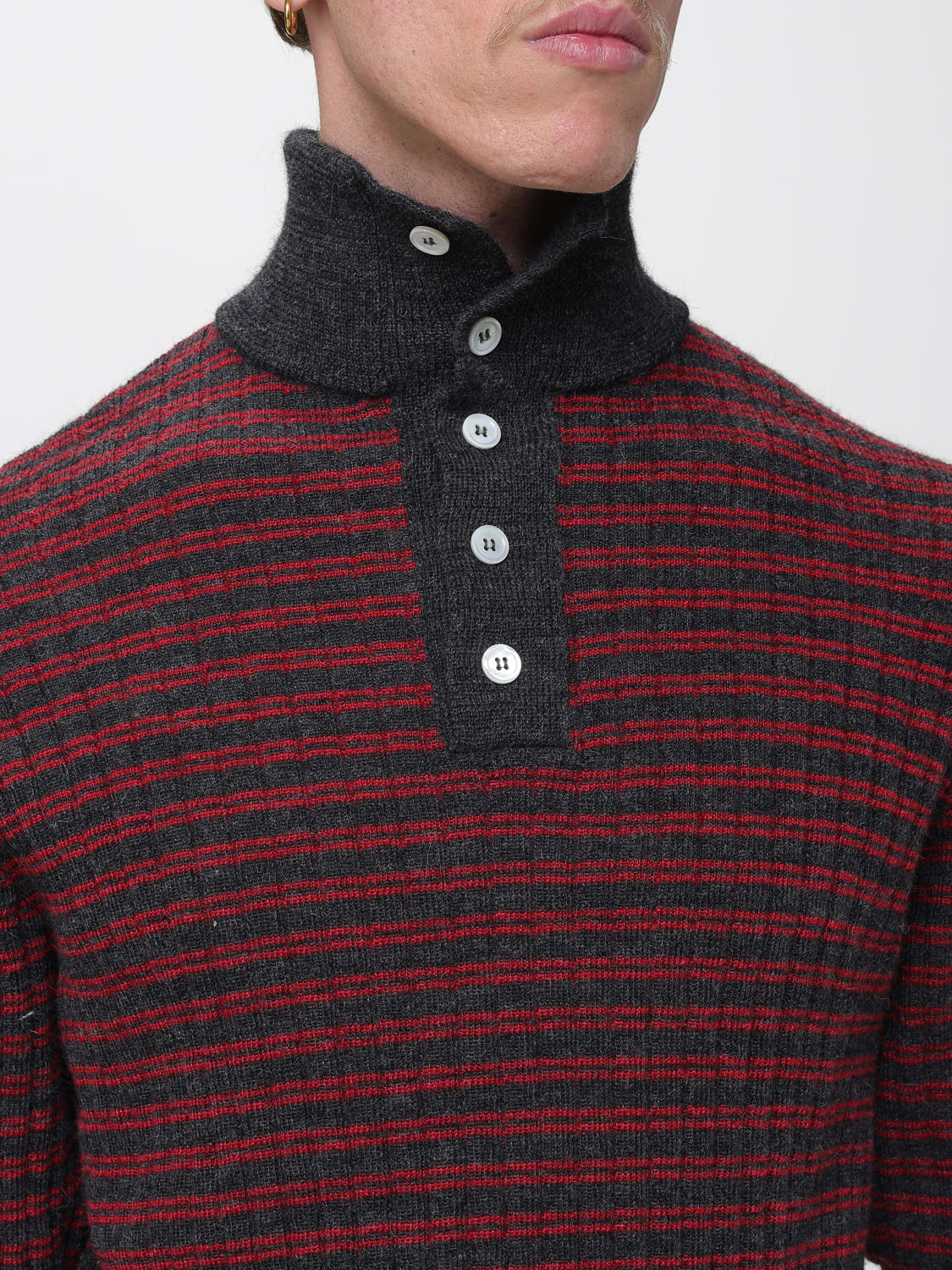 NAMACHEKO POLO SHIRT: Sweater men Namacheko, Grey - Img 3