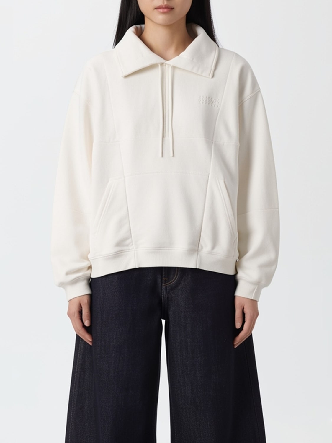 MM6 MAISON MARGIELA SWEATSHIRT: Sweatshirt woman Mm6 Maison Margiela, White - Img 1