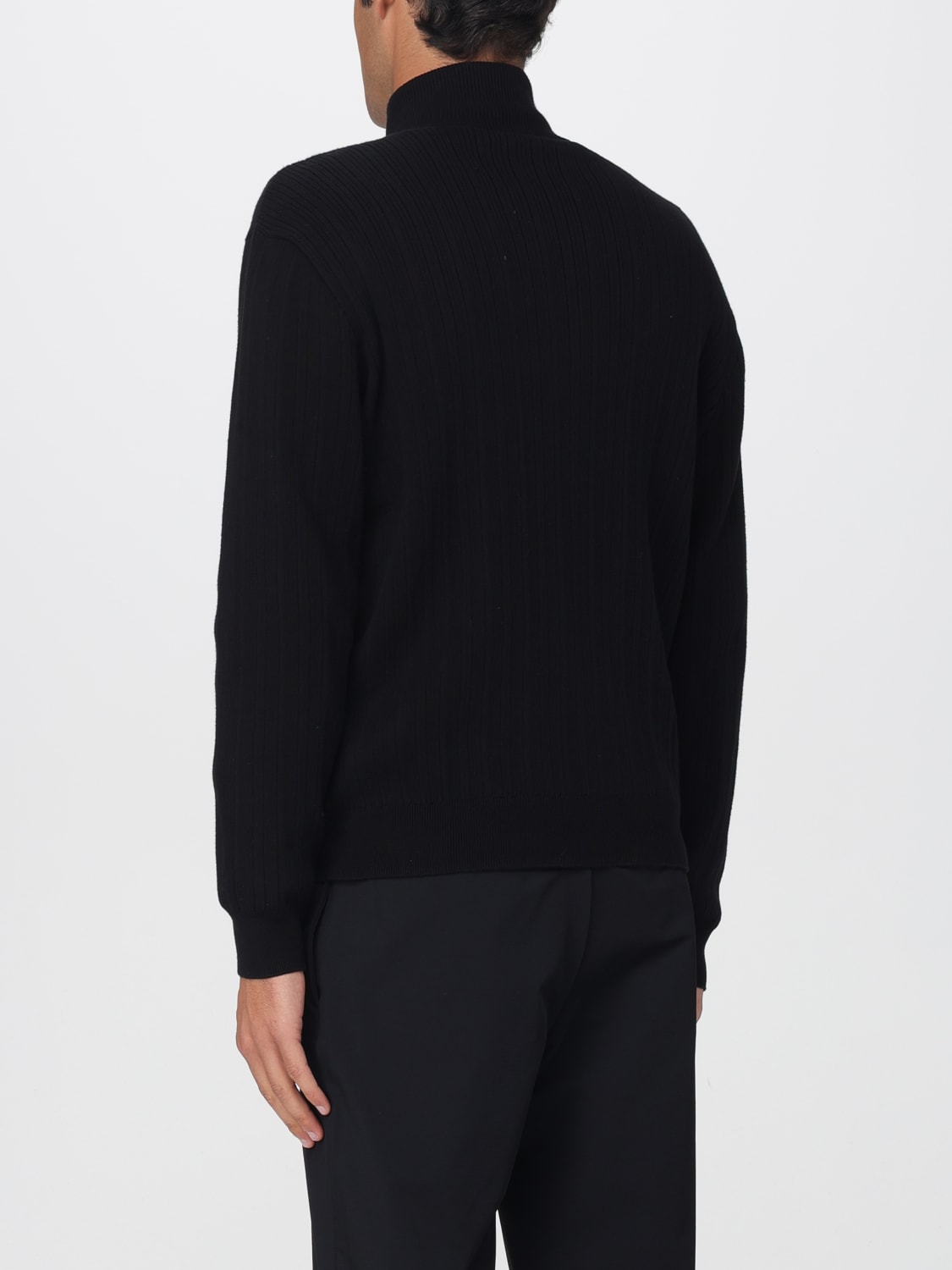 EMPORIO ARMANI SWEATER: Cardigan men Emporio Armani, Black - Img 2