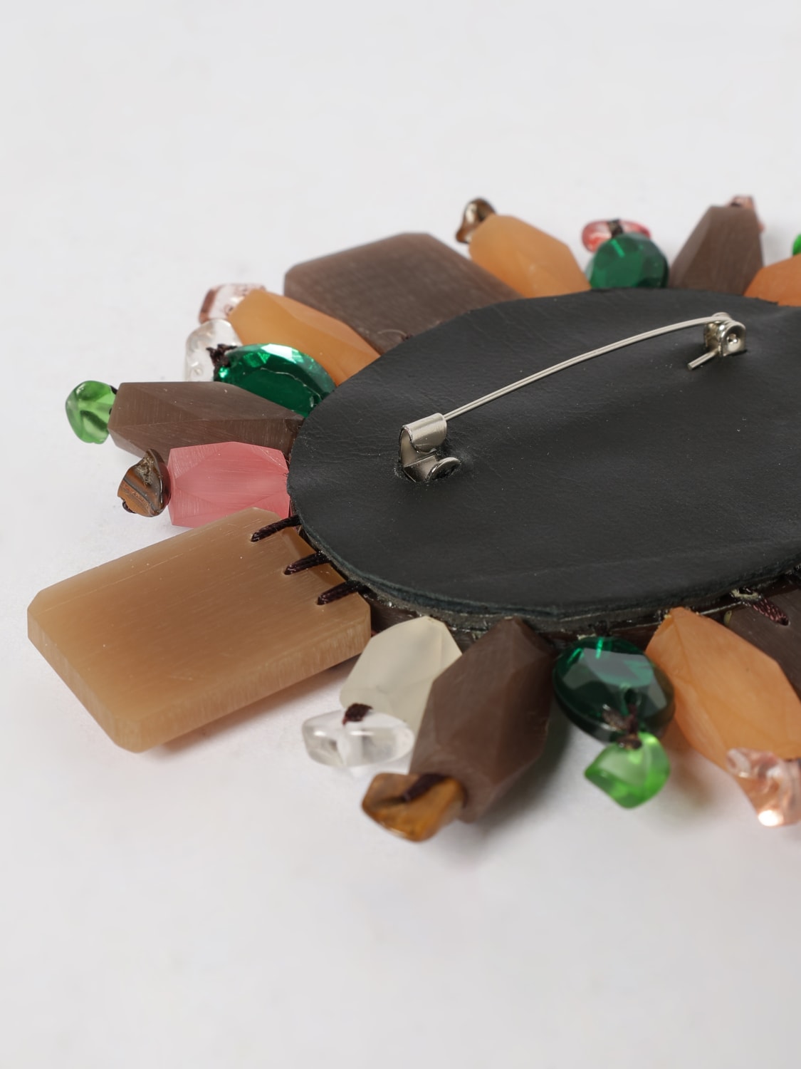 MALIPARMI GIOIELLO: Spilla RAYS OF ELEMENTS Maliparmi, Marrone - Img 2