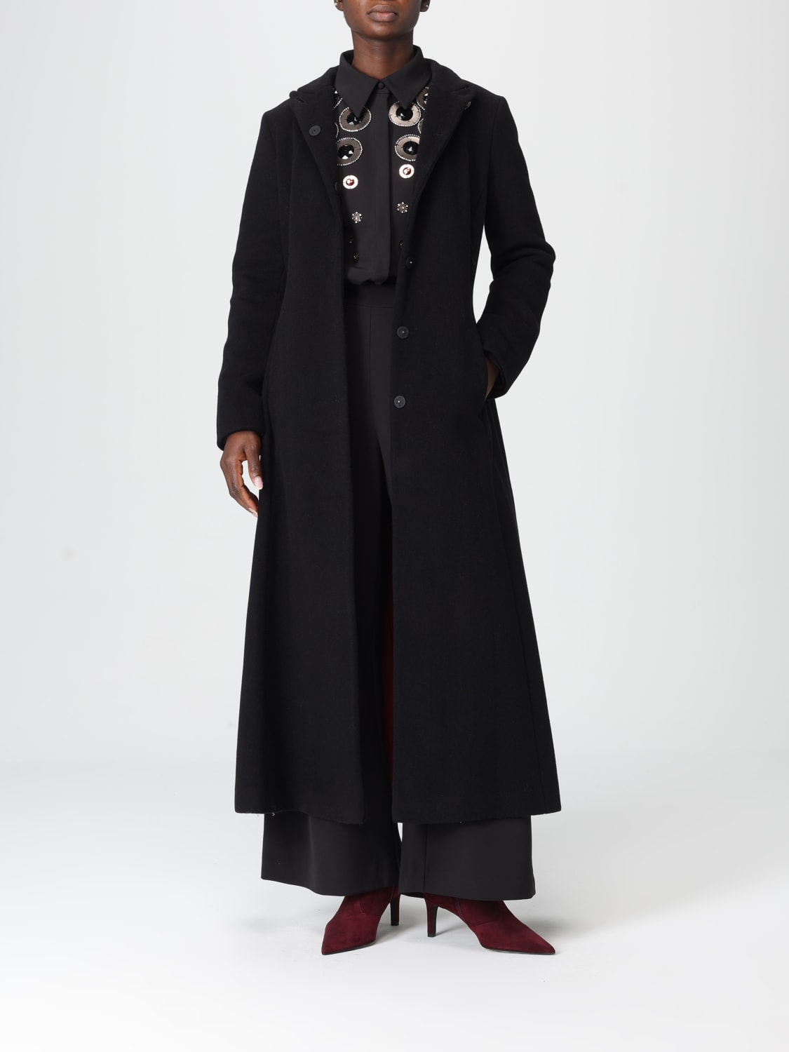 MALIPARMI CAMISA: Camisa mujer Maliparmi, Negro - Img 2