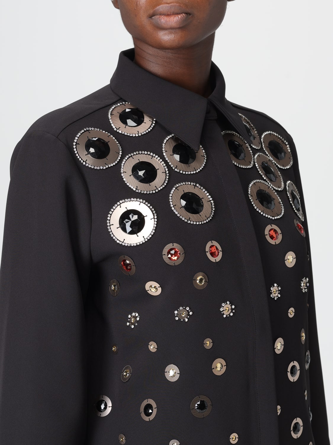 MALIPARMI CAMISA: Camisa mujer Maliparmi, Negro - Img 4