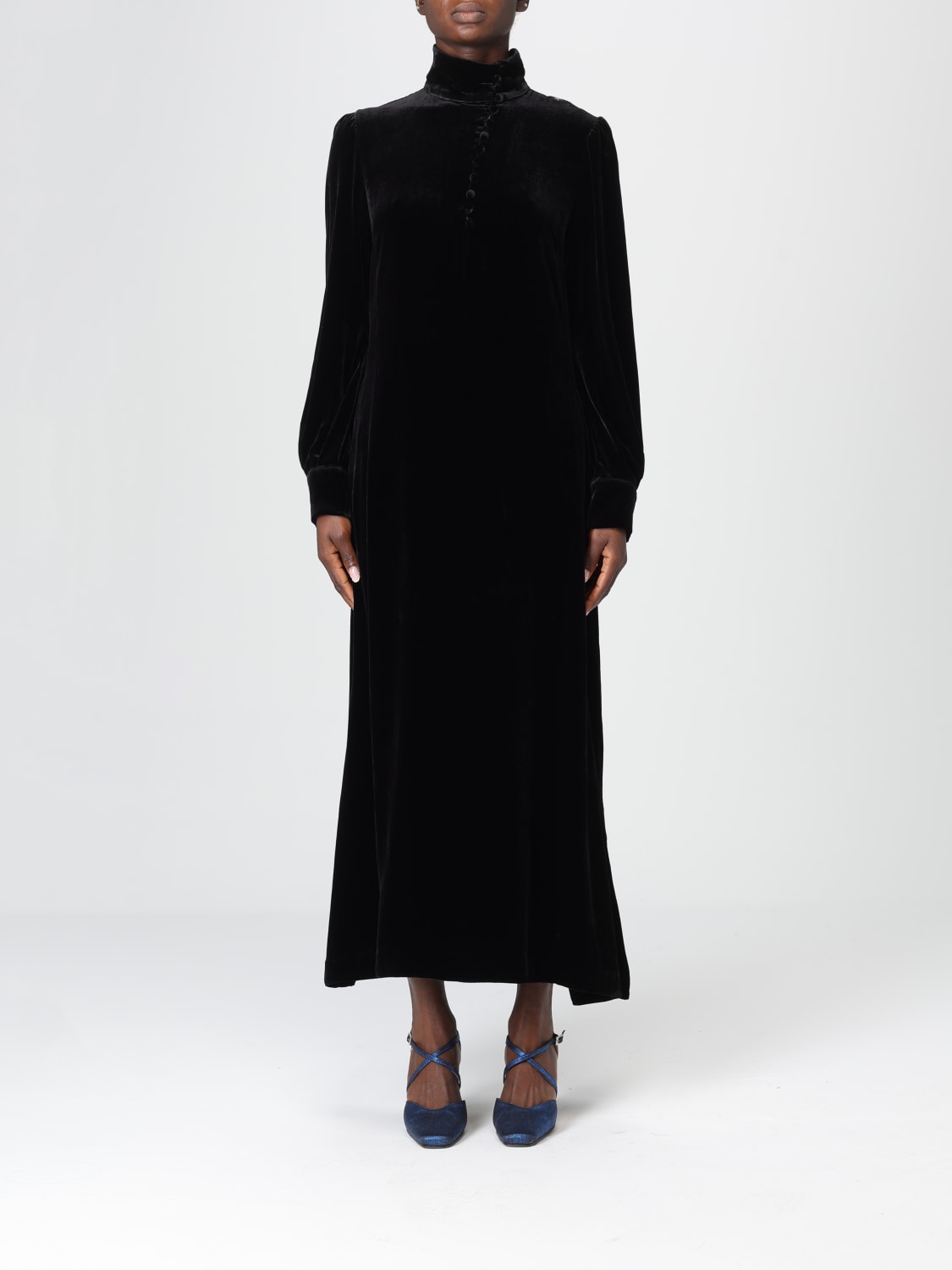 MALIPARMI ROBE: Robe femme Maliparmi, Noir - Img 1