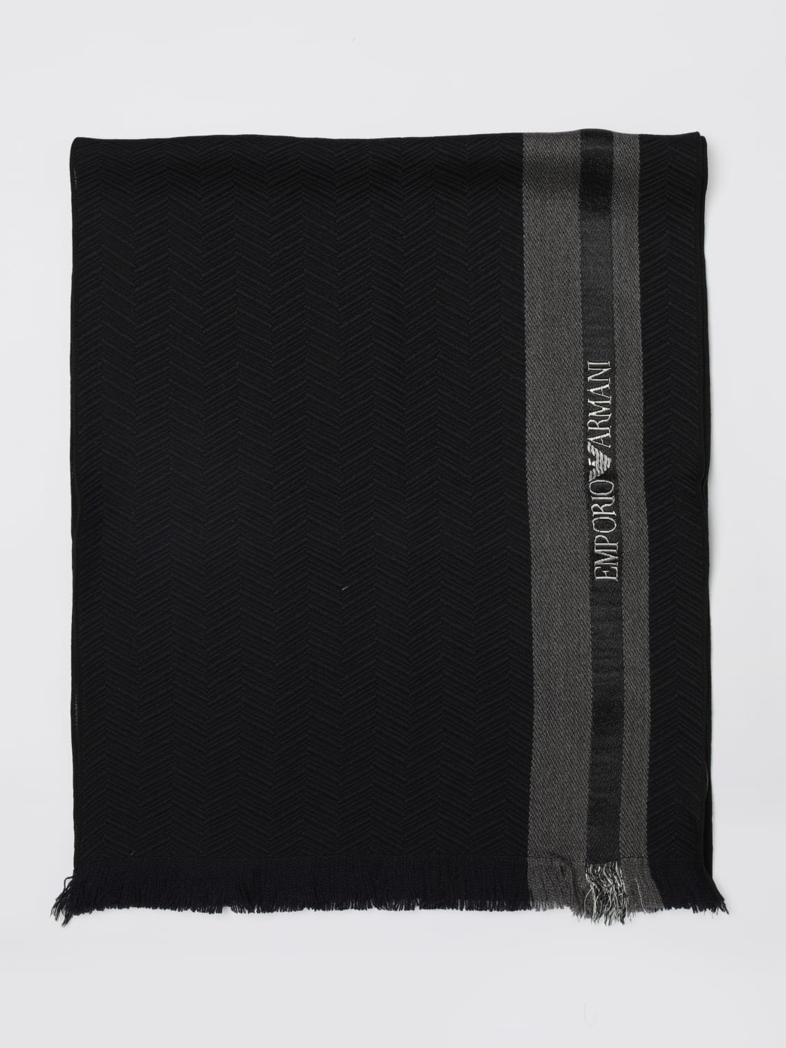 EMPORIO ARMANI SCARF: Scarf men Emporio Armani, Blue - Img 1