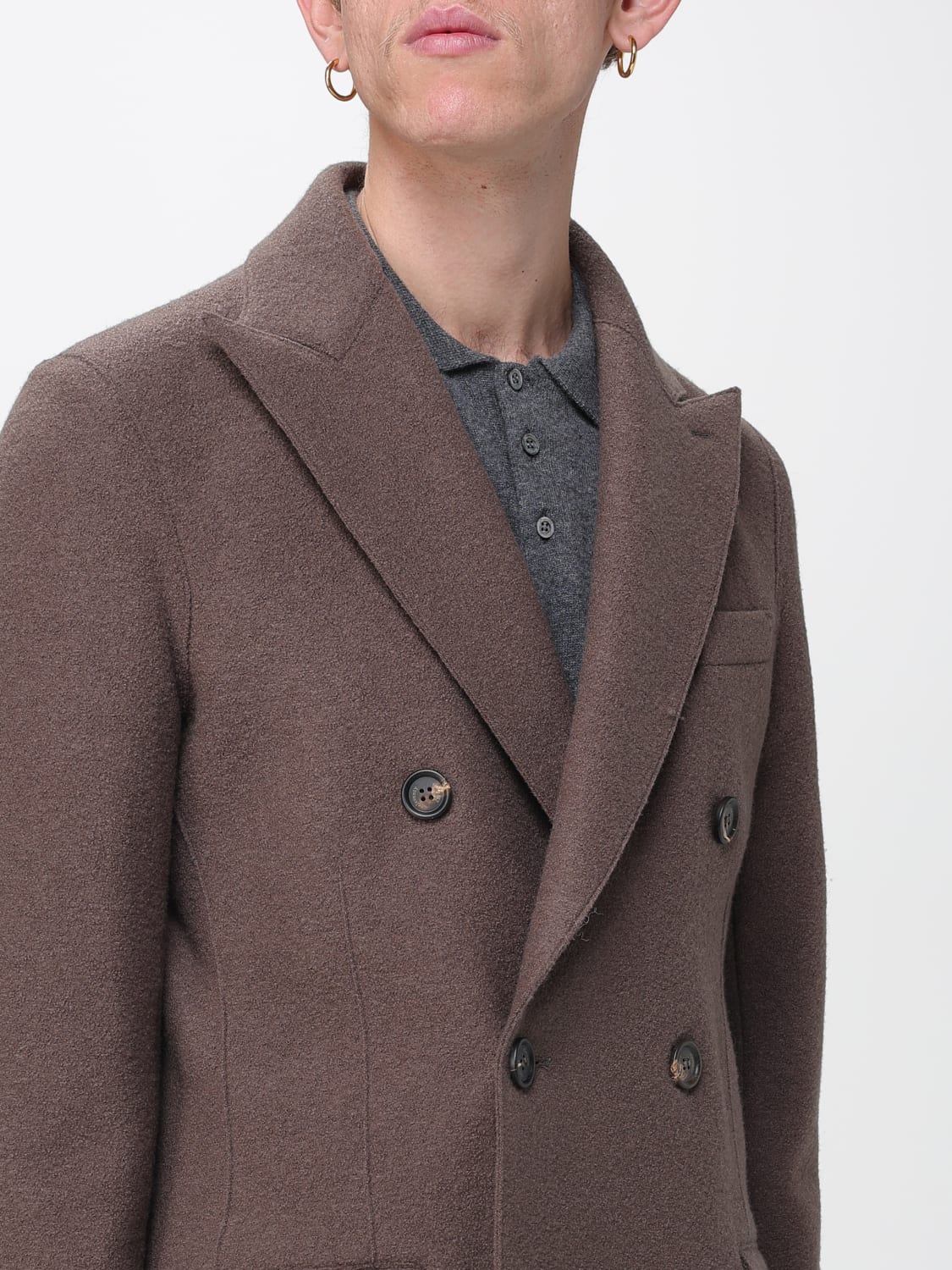 ELEVENTY COAT: Coat men Eleventy, Brown - Img 4