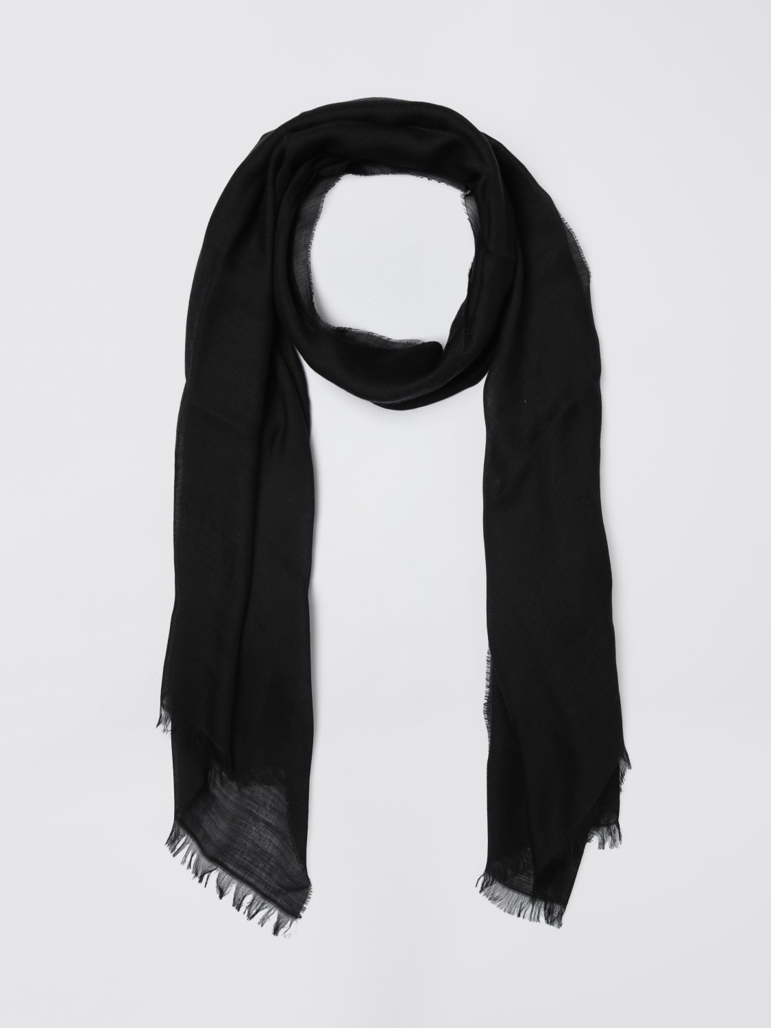 EMPORIO ARMANI SCARF: Scarf men Emporio Armani, Black - Img 2