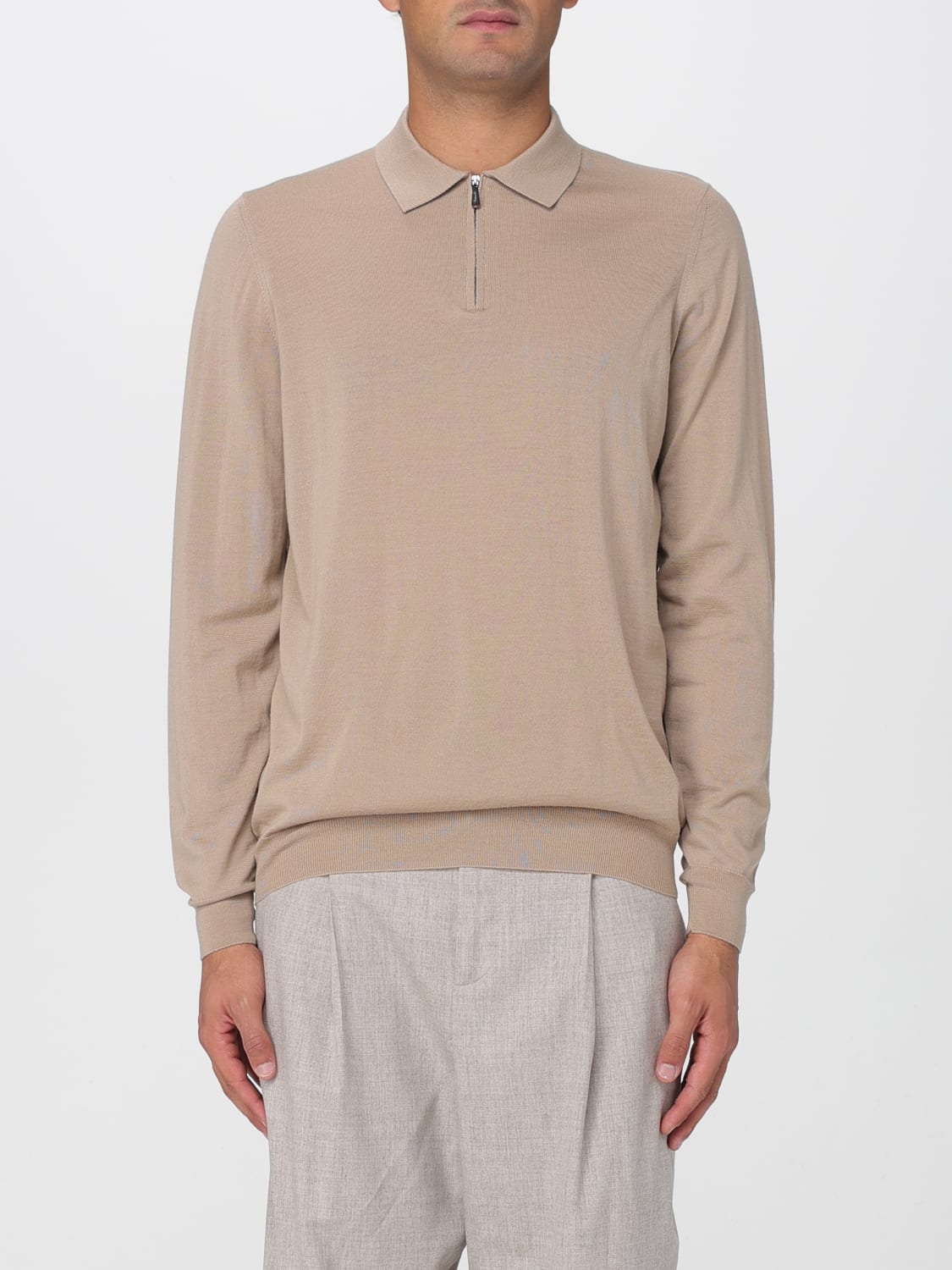 DRUMOHR POLO SHIRT: Sweater men Drumohr, Camel - Img 1