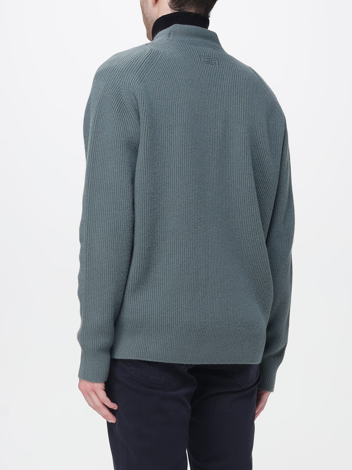 DRUMOHR PULLOVER: Strickjacke herren Drumohr, Grün - Img 2