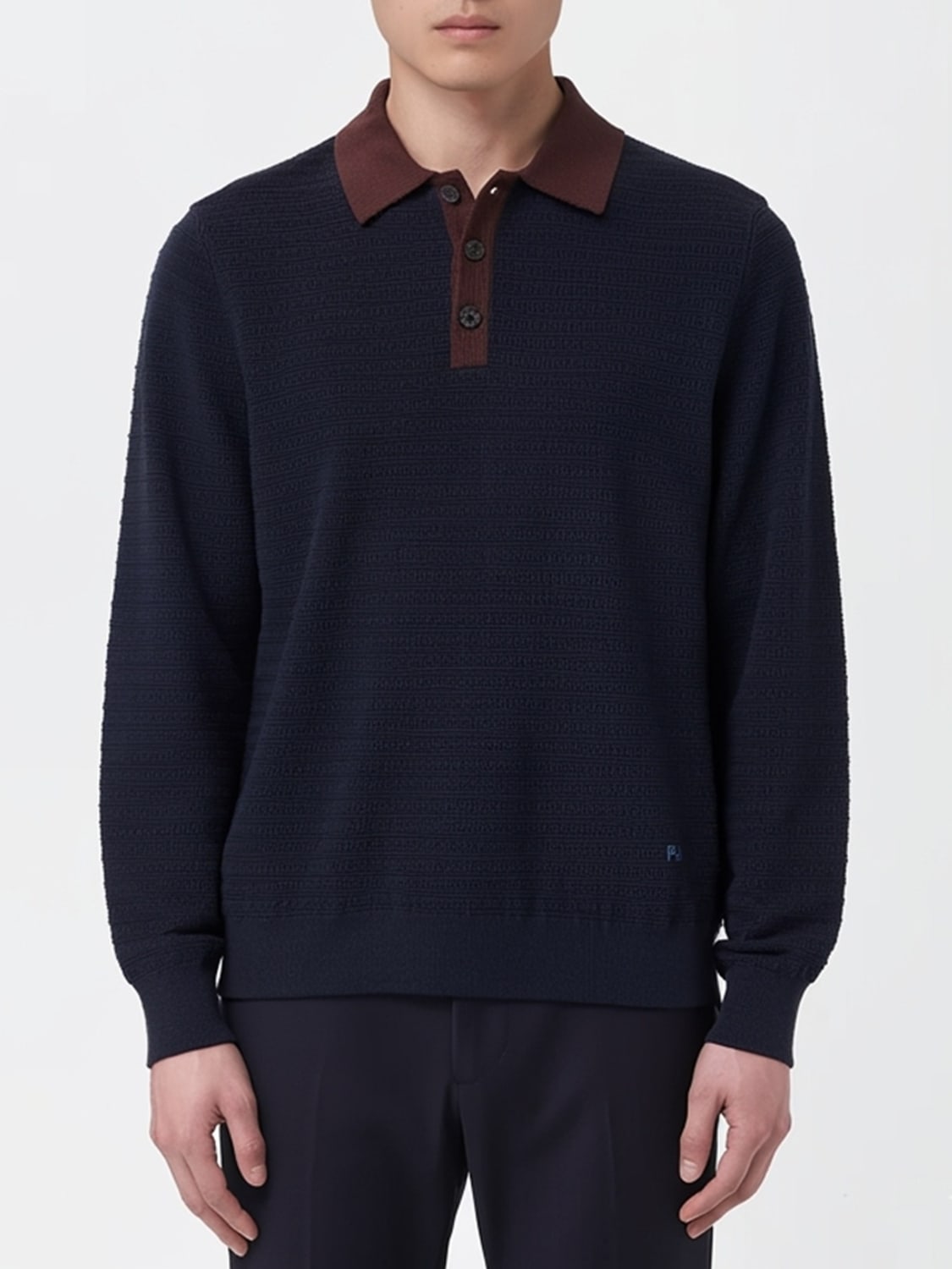 PAUL SMITH POLO SHIRT: Sweater men Paul Smith, Blue - Img 1