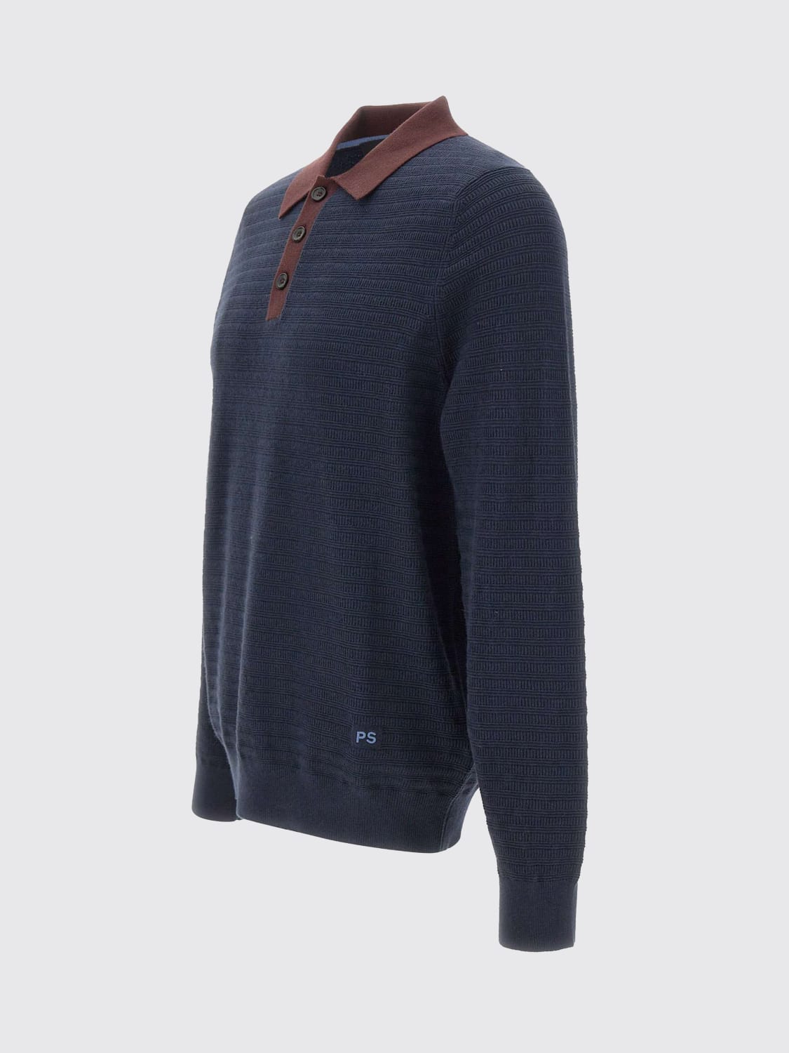 PAUL SMITH POLO SHIRT: Sweater men Paul Smith, Blue - Img 4