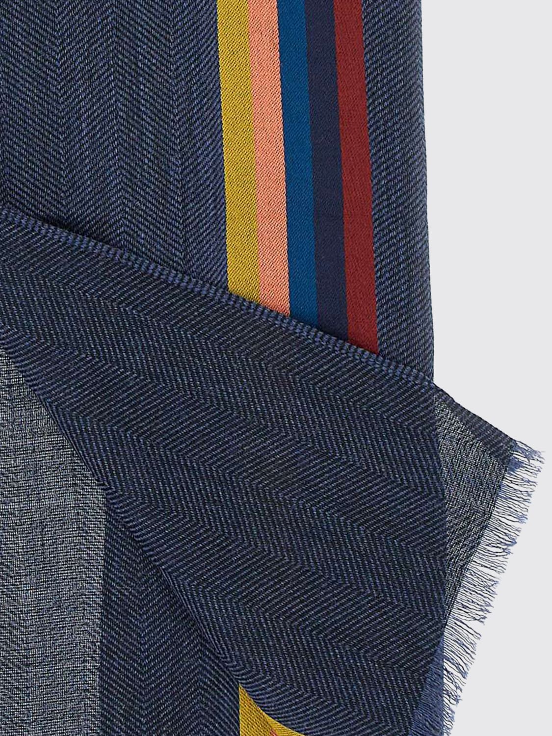 PAUL SMITH BUFANDA: Bufanda hombre Paul Smith, Azul Oscuro - Img 2