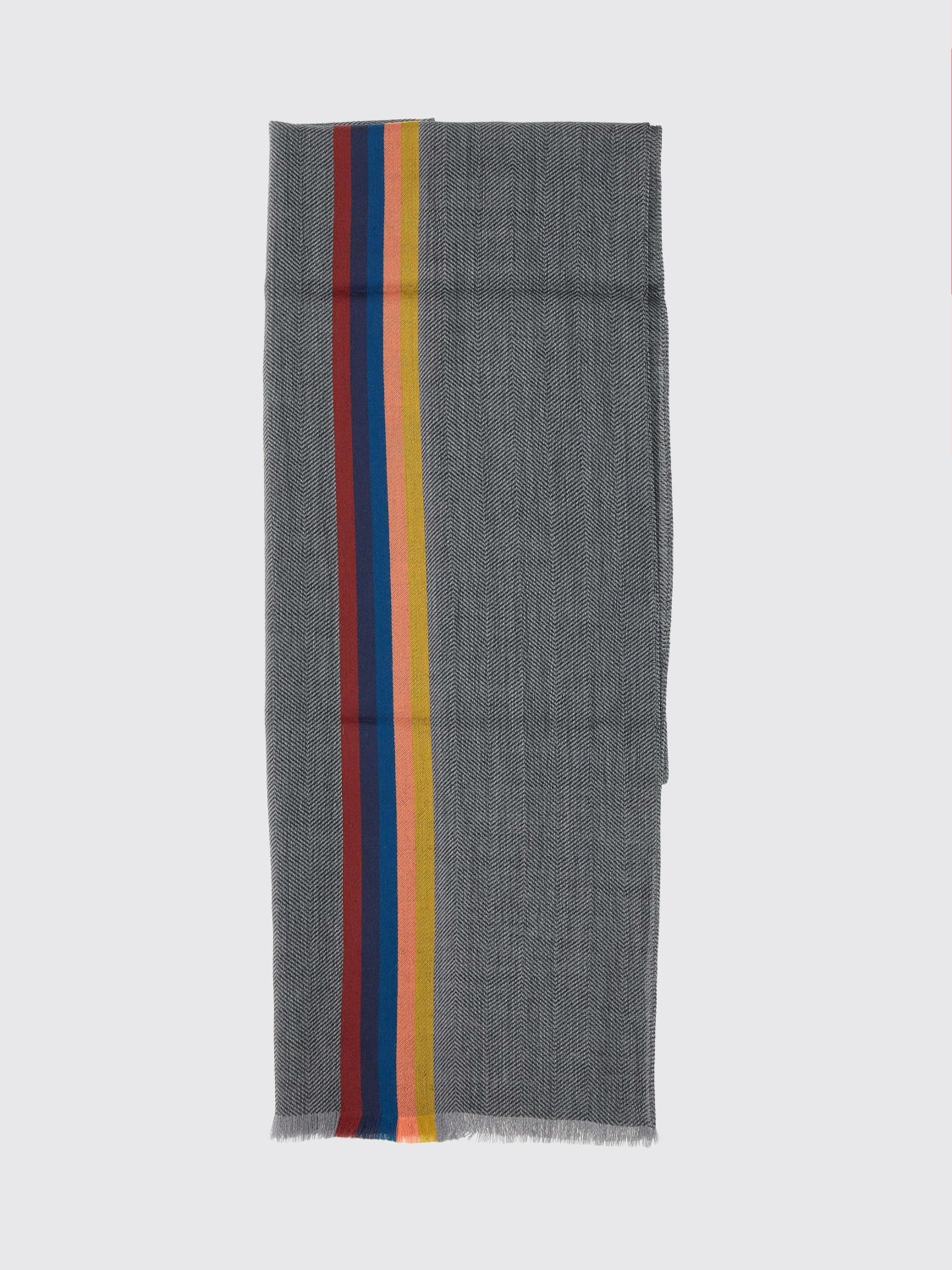 PAUL SMITH SCARF: Scarf men Paul Smith, Grey - Img 1