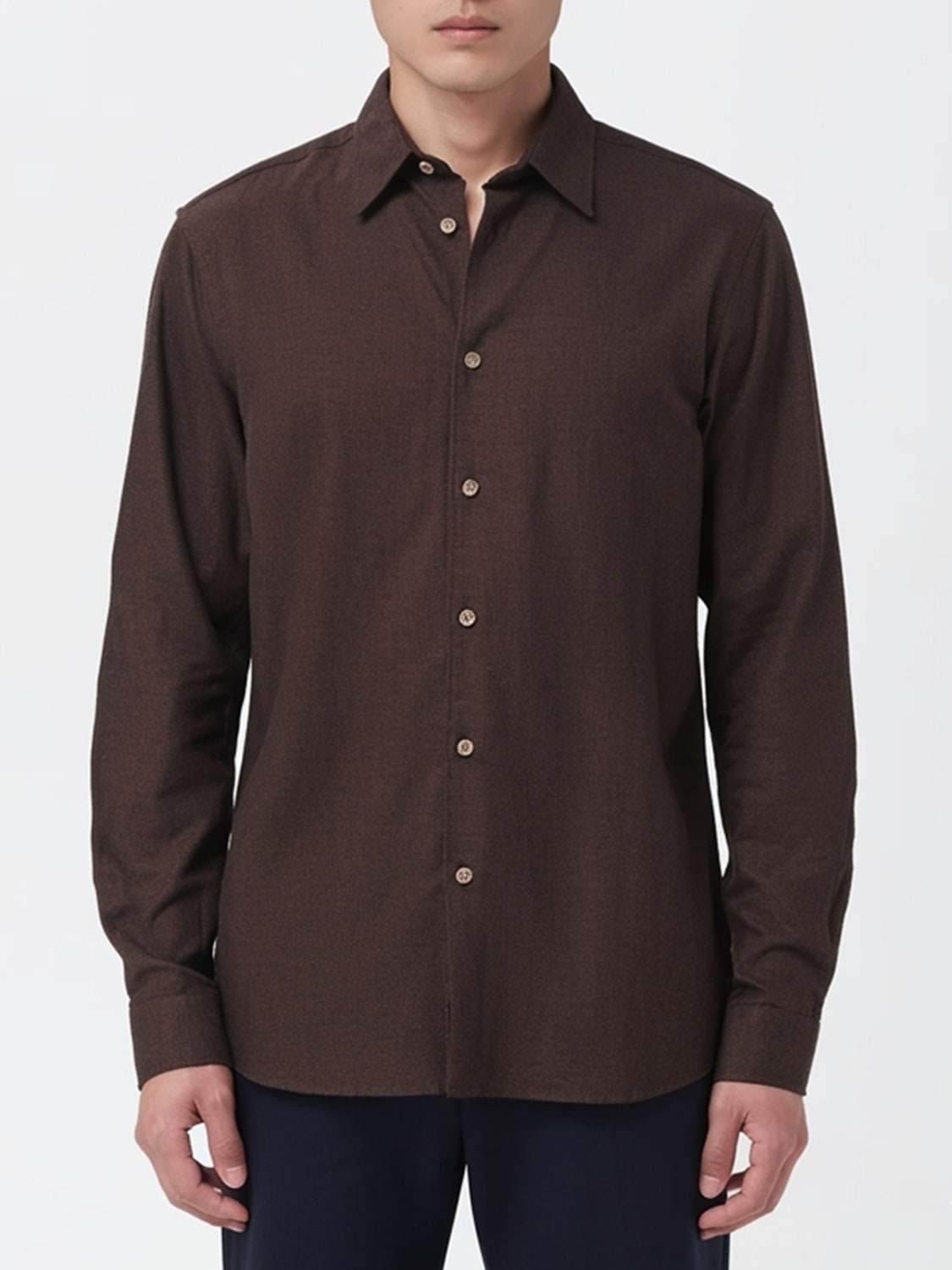 PAUL SMITH HEMD: Hemd herren Paul Smith, Braun - Img 1