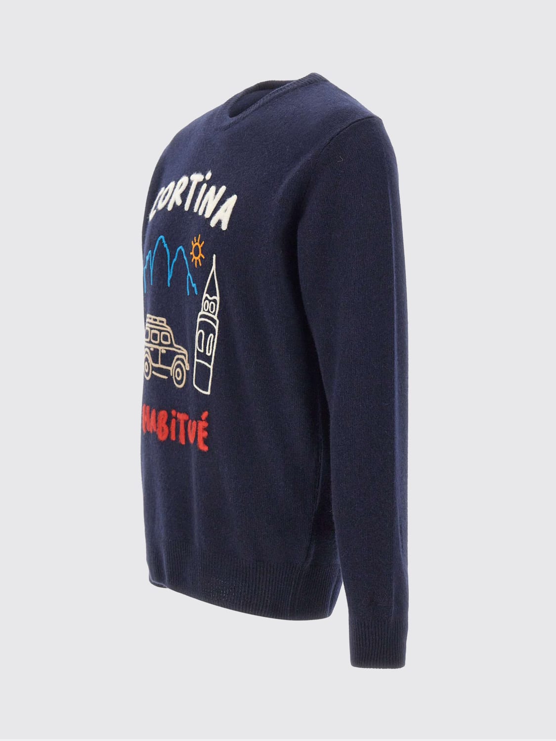 MC2 SAINT BARTH SWEATER: Sweater men Mc2 Saint Barth, Blue - Img 4