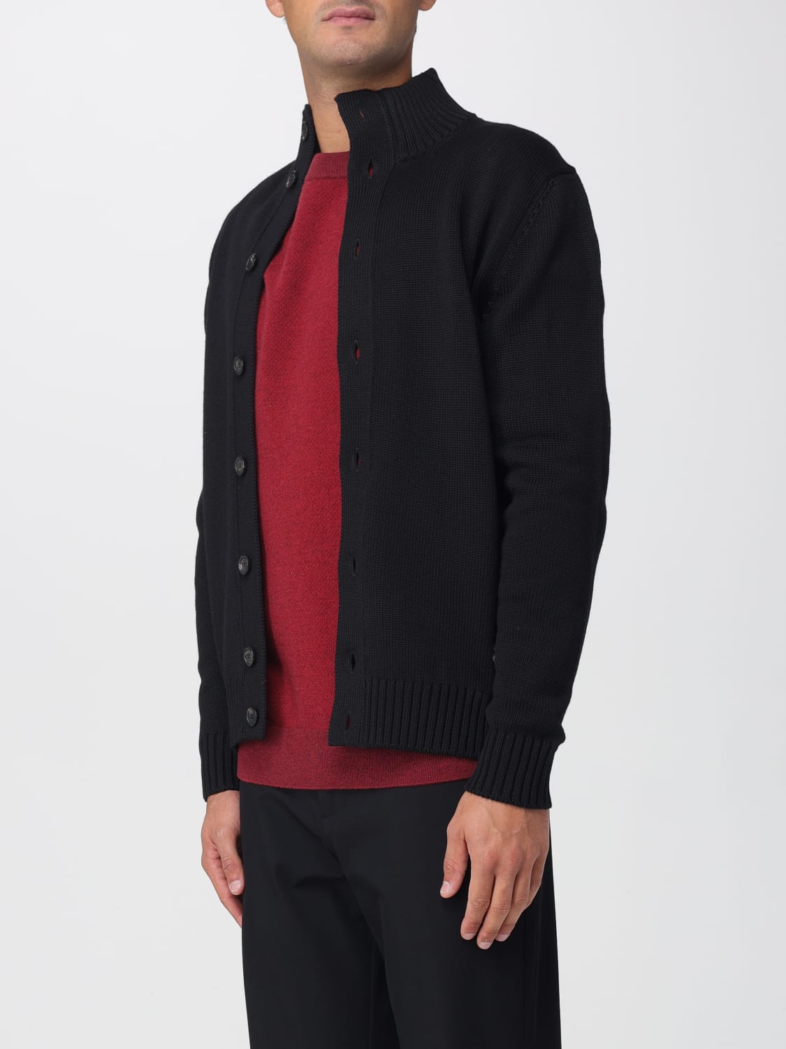 INCOTEX SWEATER: Sweatshirt men Incotex, Black - Img 3