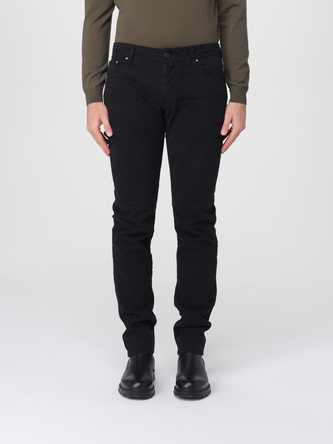 JACOB COHEN PANTS: Pants men Jacob Cohen, Black - Img 1
